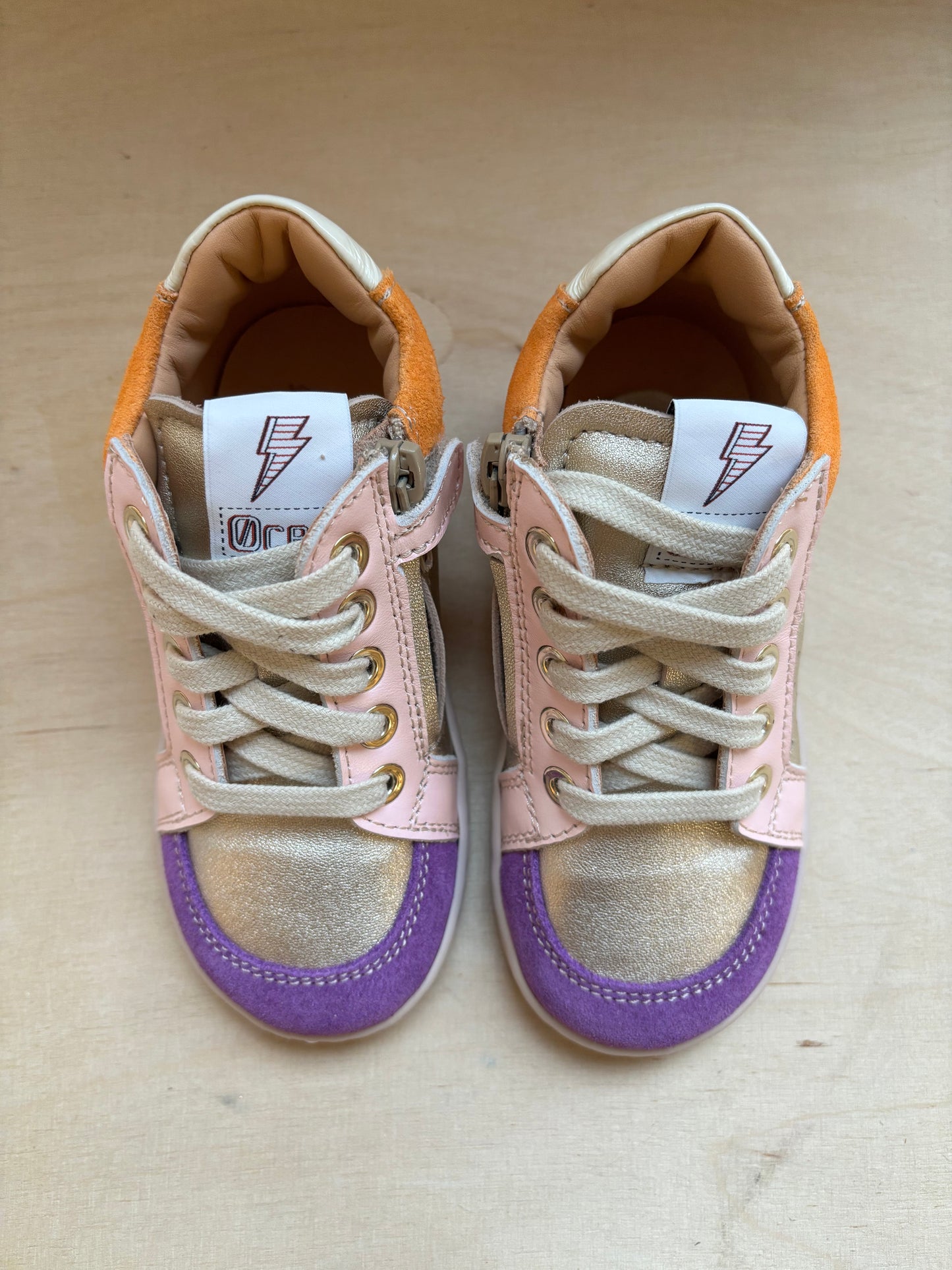 Ocra eerste stappper sneaker ruby paars