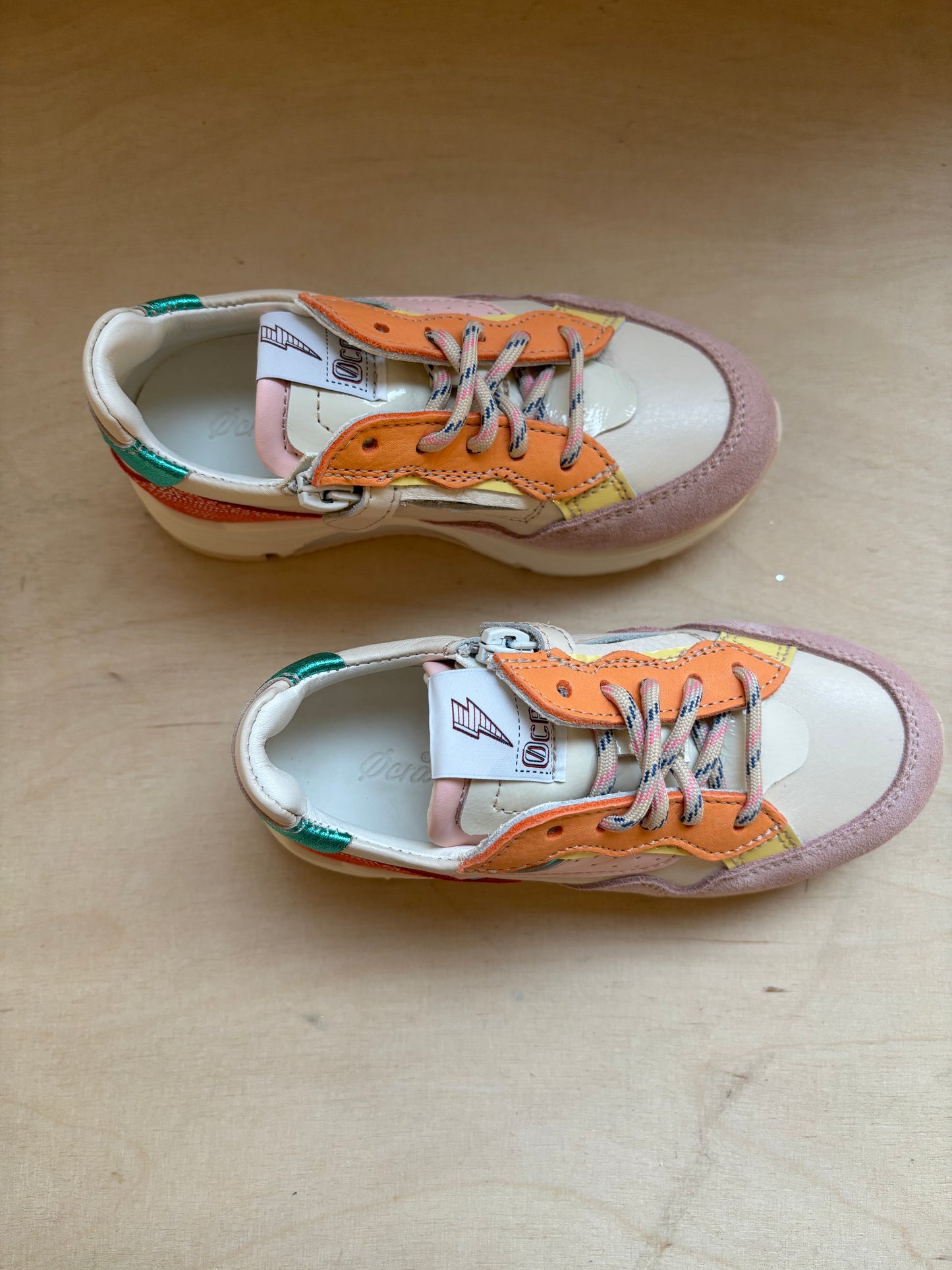 Ocra runner rosa suede