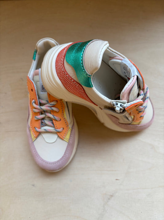 Ocra runner rosa suede