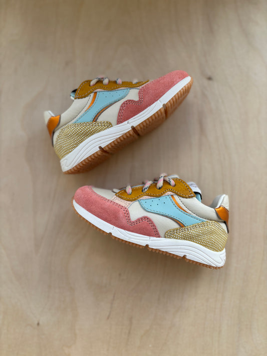 Ocra runner roos blauw