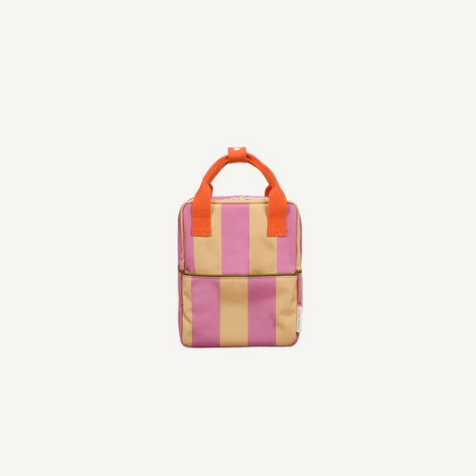Sticky lemon backpack small stripes rosebay pink