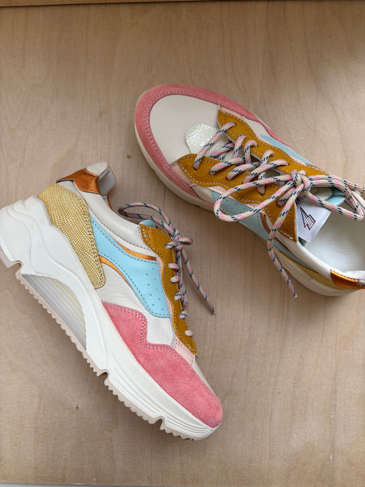 Ocra runner roze blauw (laatste 36)