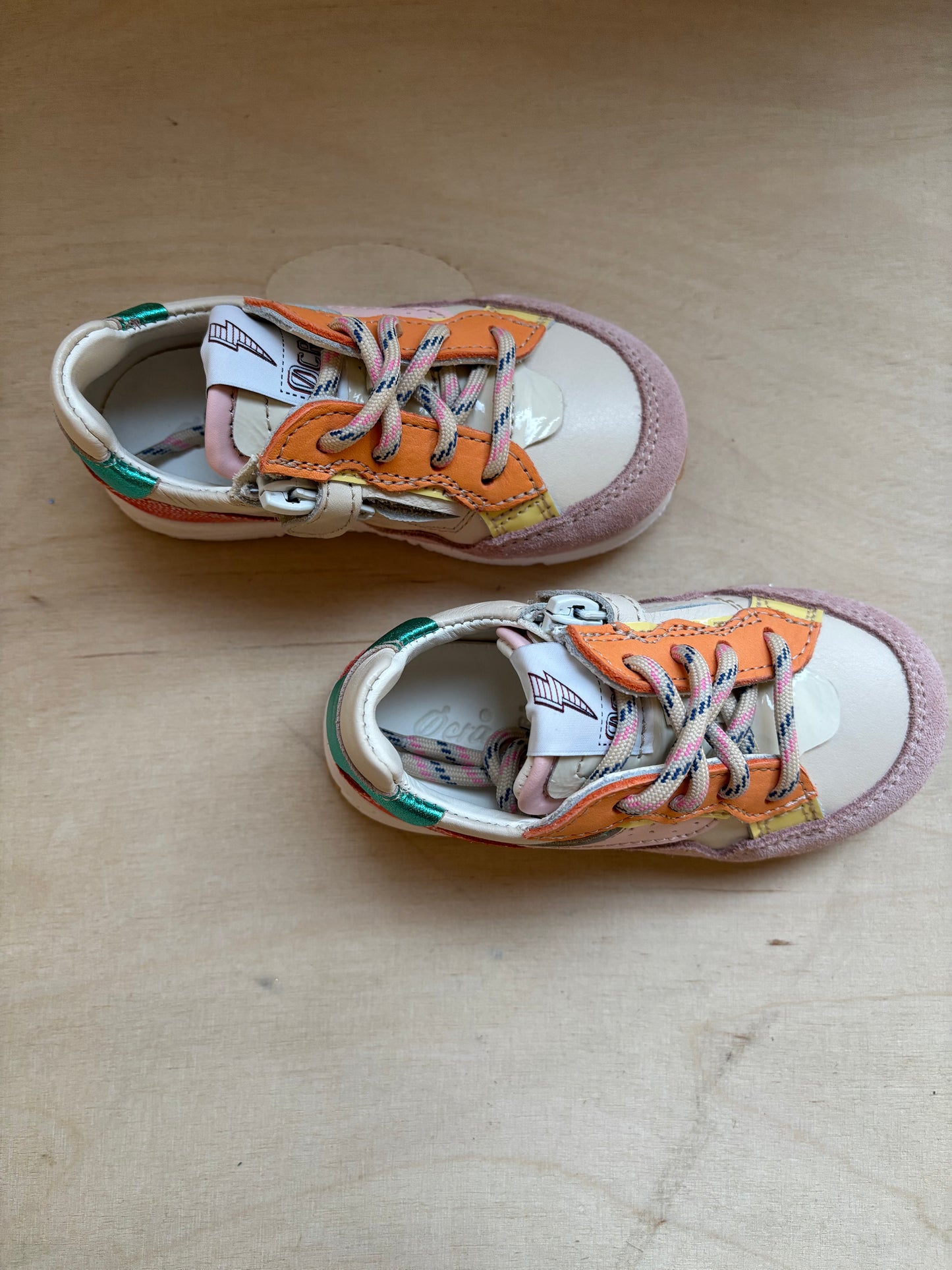 Ocra runner rosa suede