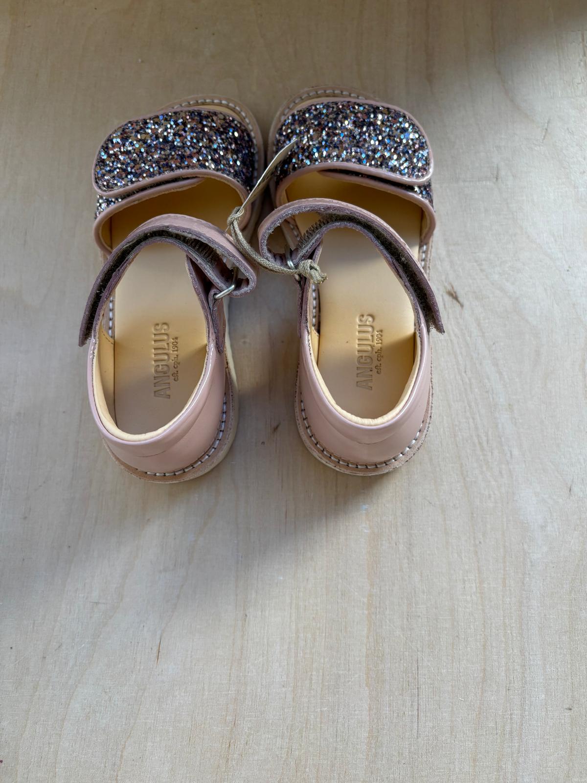Angulus sandaal roze multi glitter
