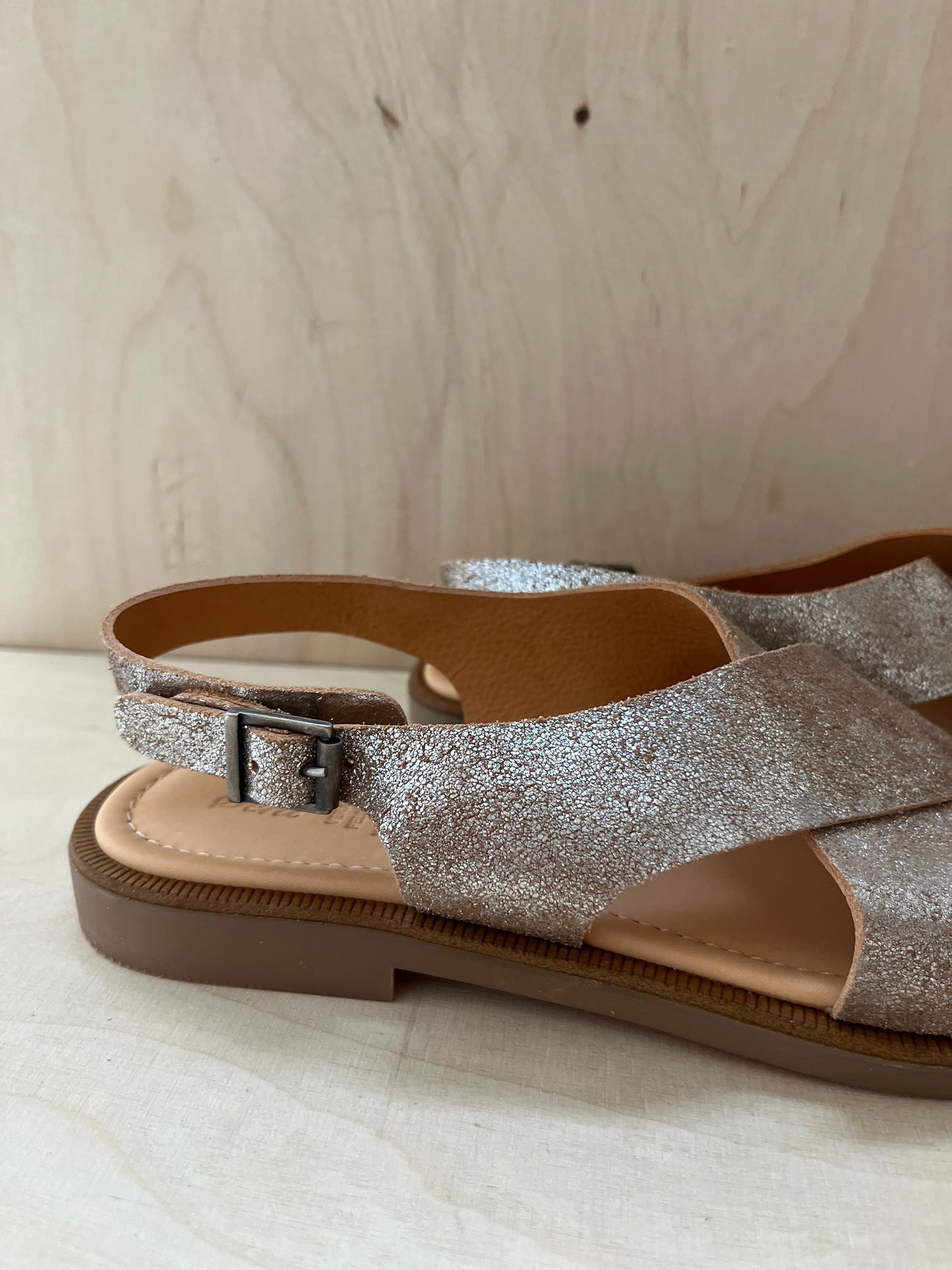 sandaal cross - silver
