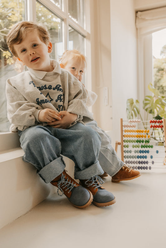 Rondinella veterboot blauw