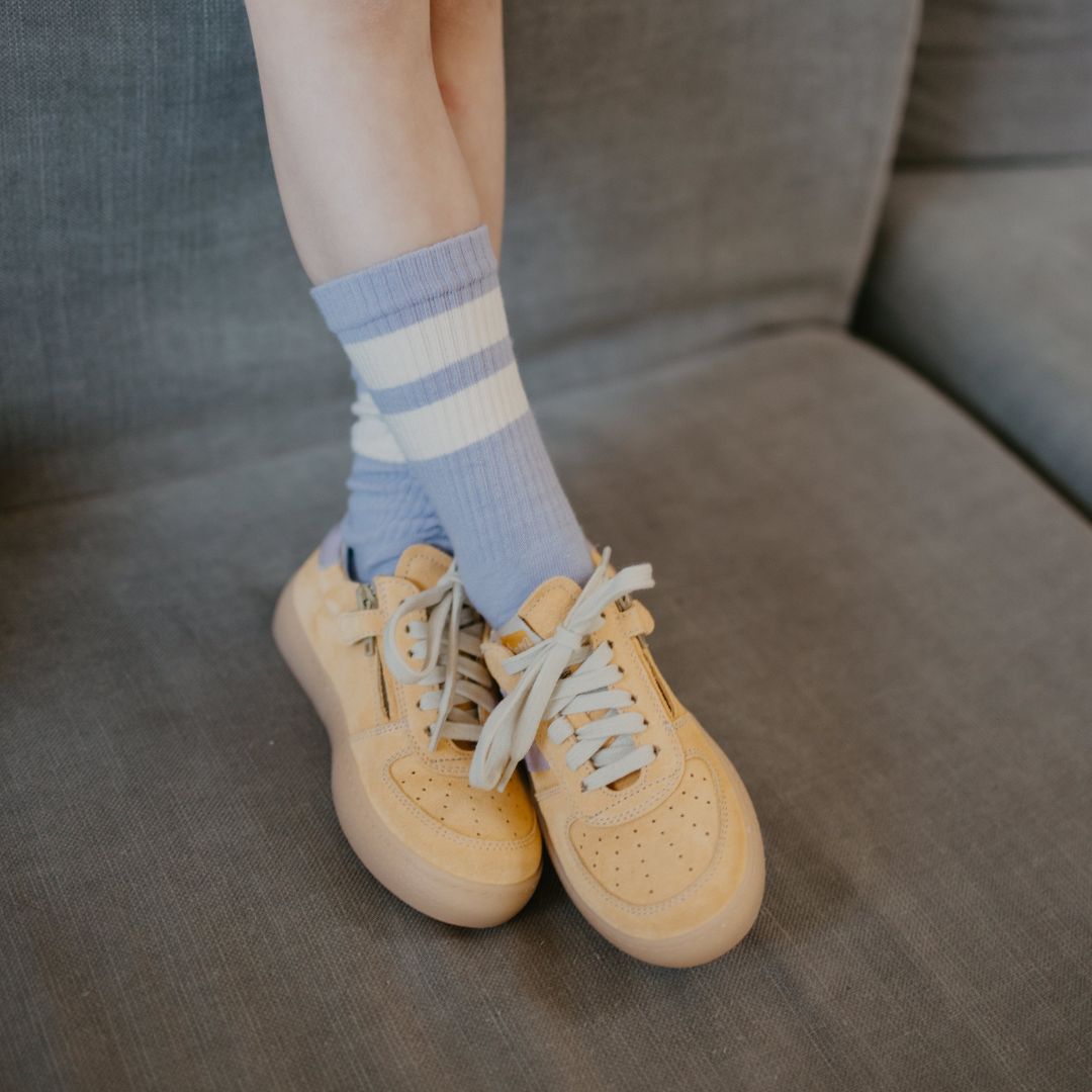 harry sneaker - peach lilla
