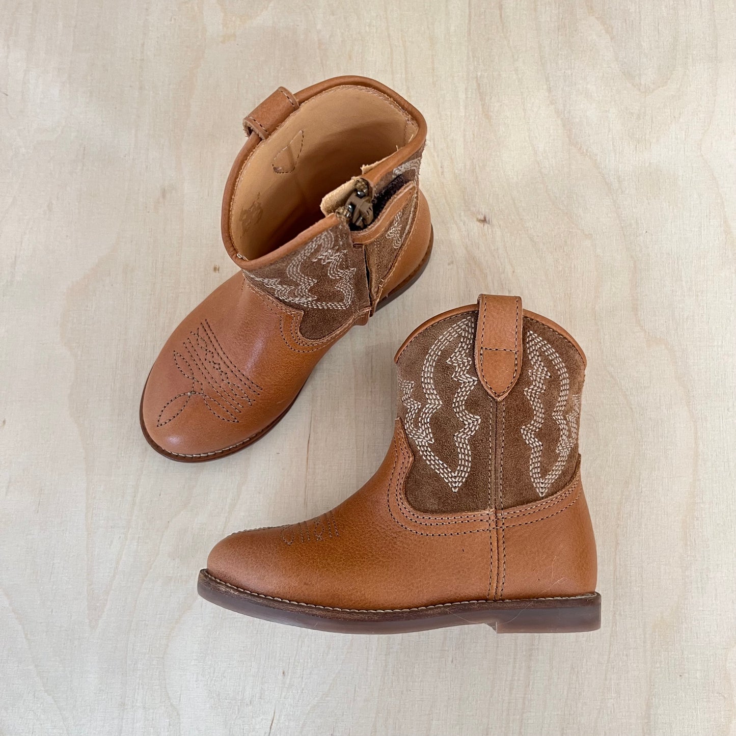 cowboy boot - brown