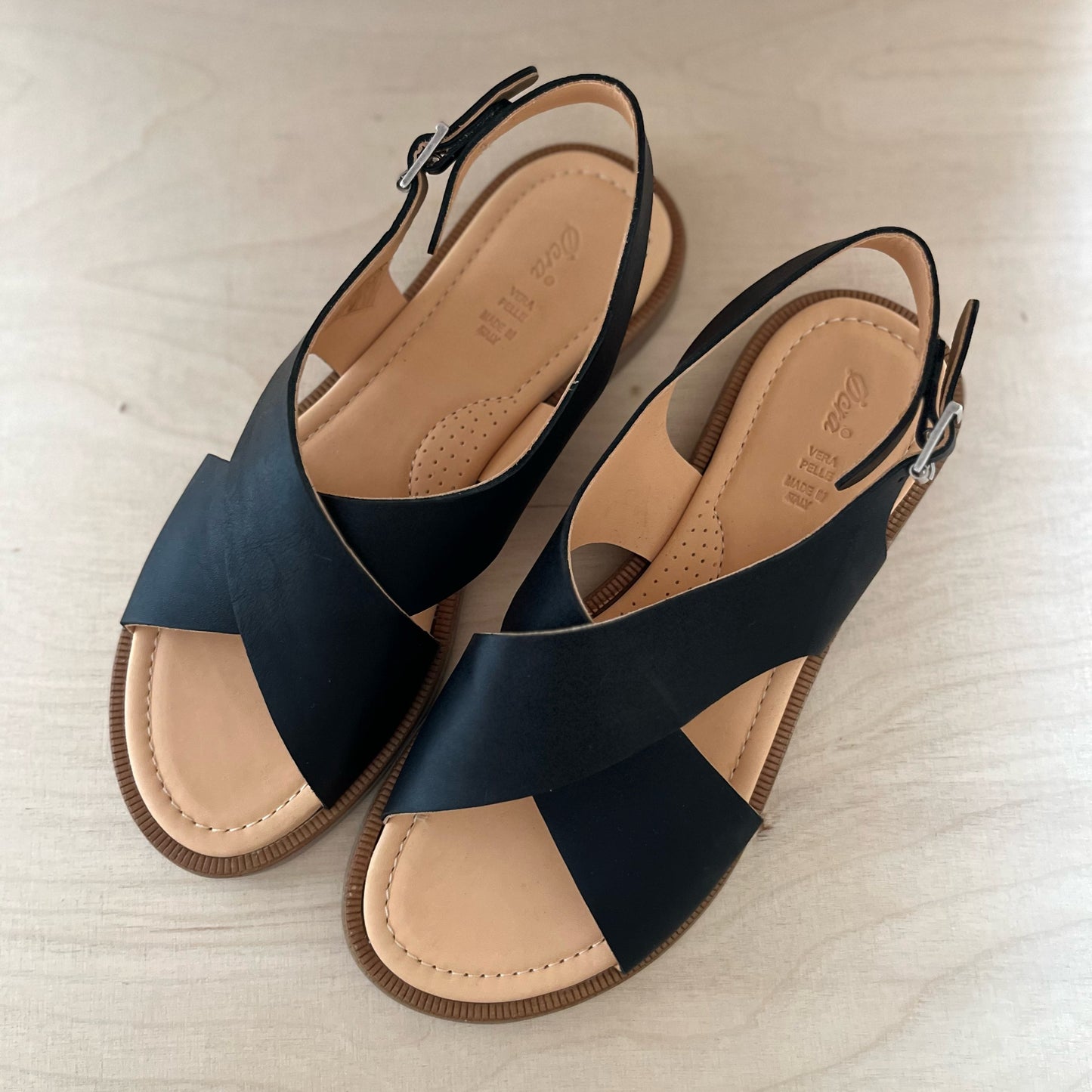 sandaal cross - nero