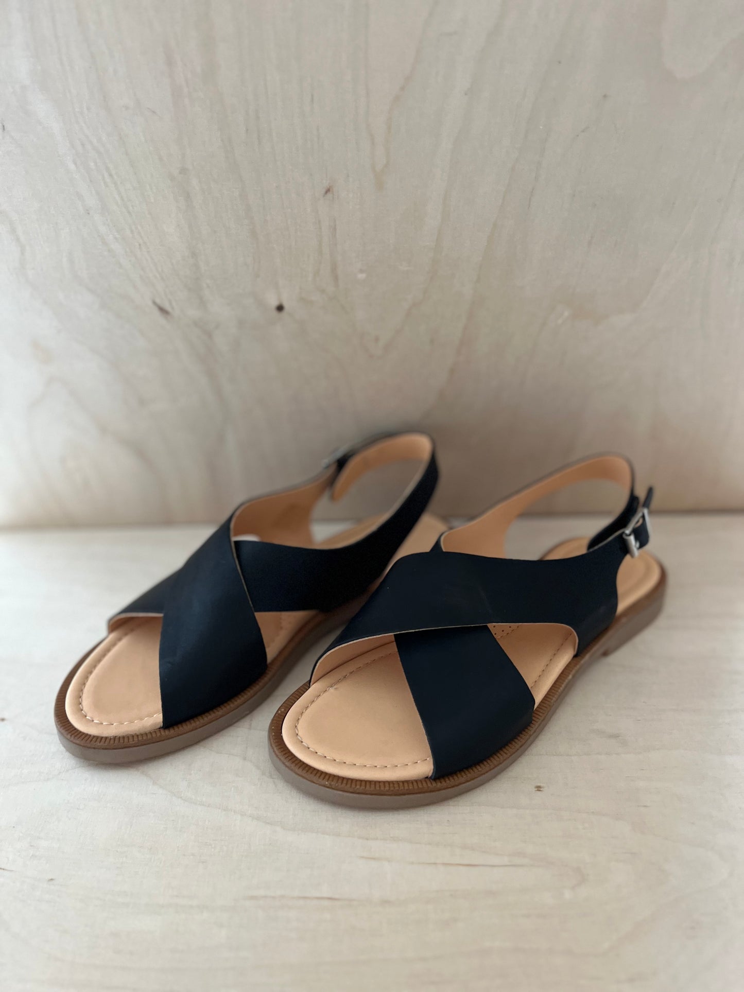 sandaal cross - nero