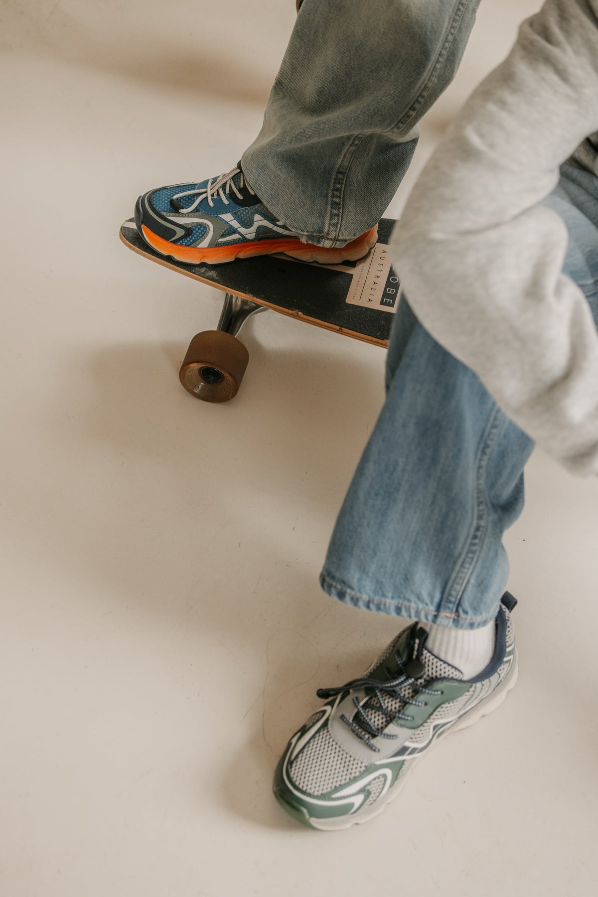 Naturino wave runner green - carbon - grey
