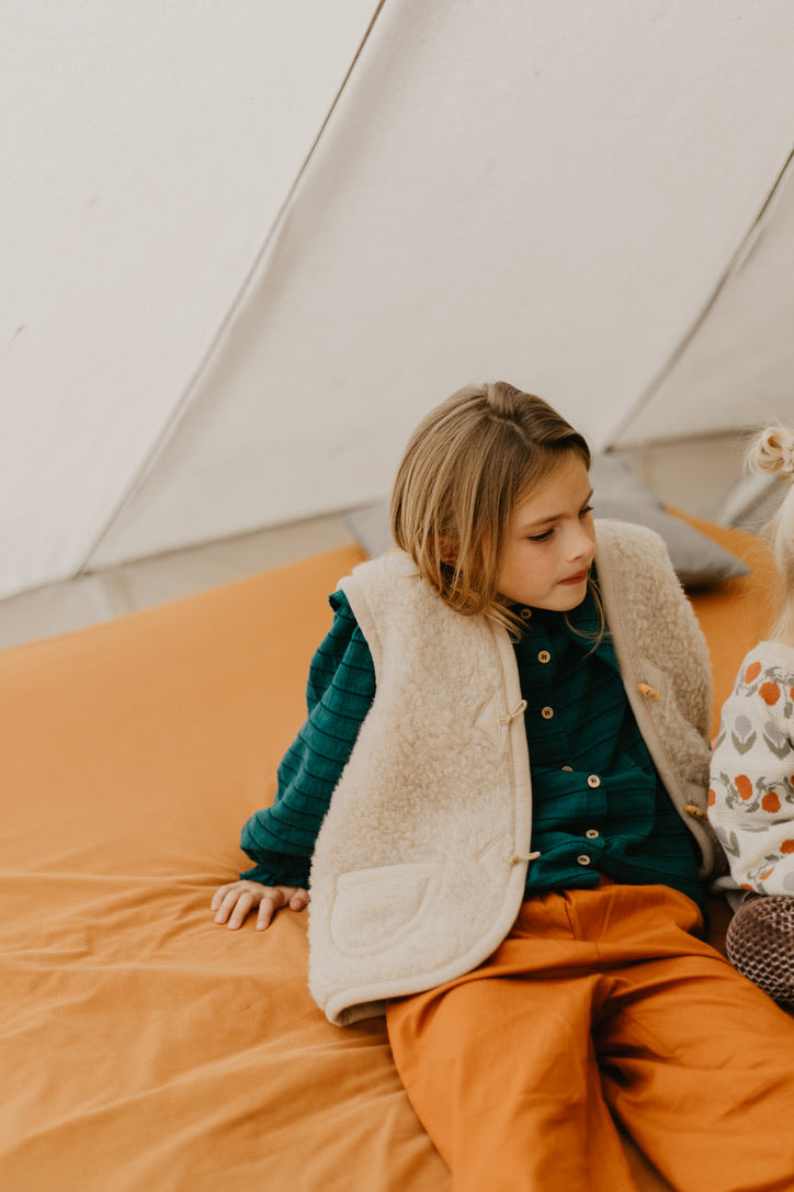 kids bodywarmer alpen junior - english tea
