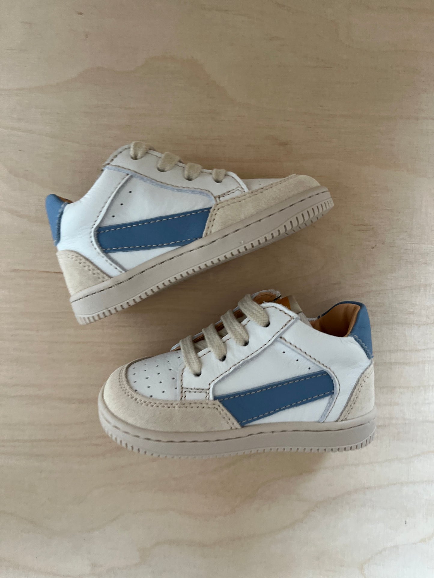 sneaker lex - wit blauw