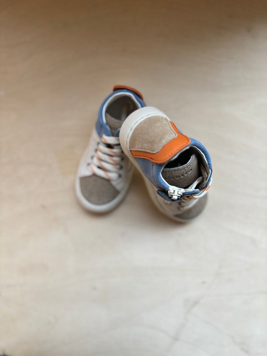 Falcotto sneaker suede sand milk