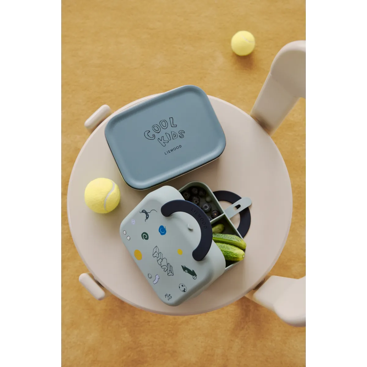 Elara foldable lunchbox - dusty peppermint