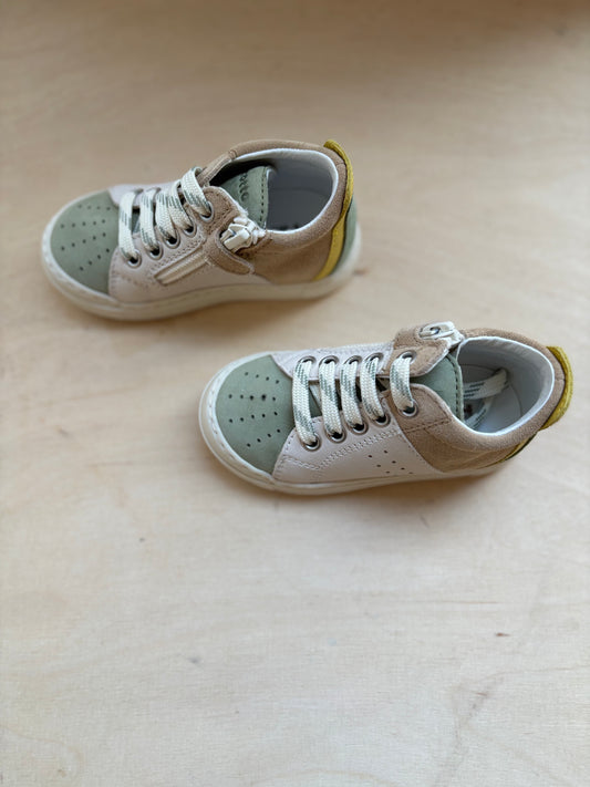 Falcotto sneaker leaf milk sand suede