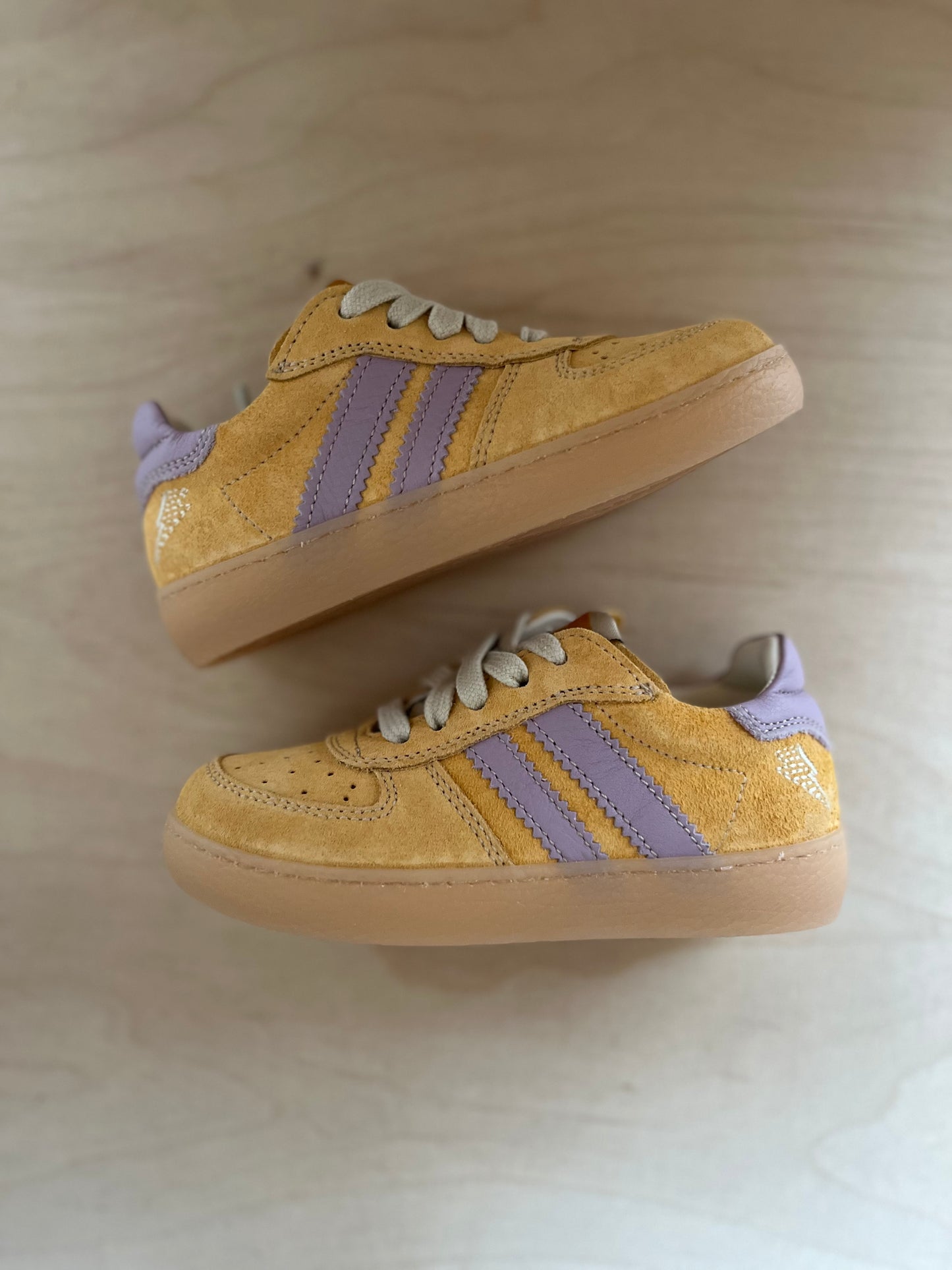 harry sneaker - peach lilla