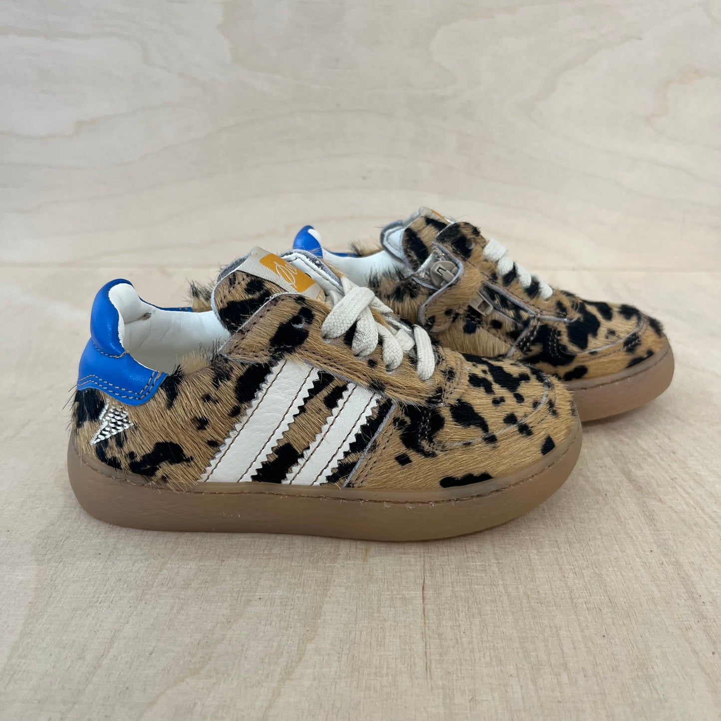 harry sneaker - cow, blue