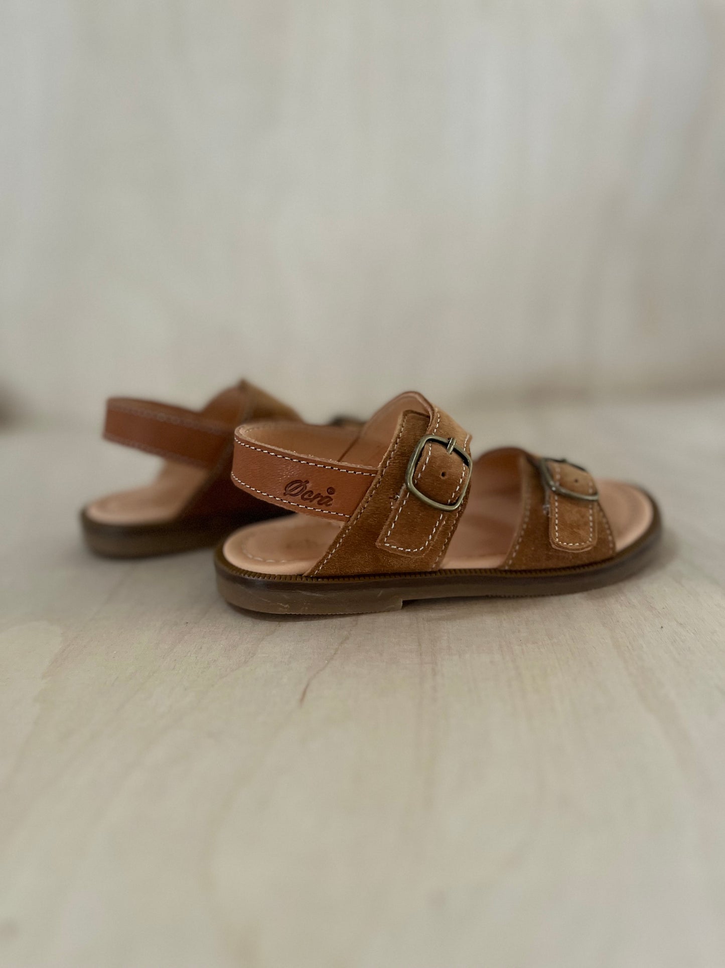 sandaal lou - luteus bruin suede