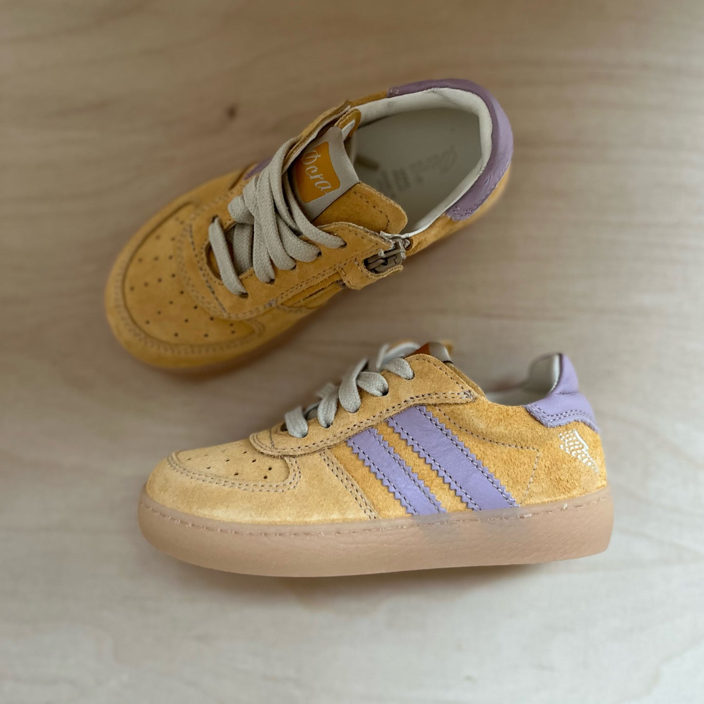 harry sneaker - peach lilla