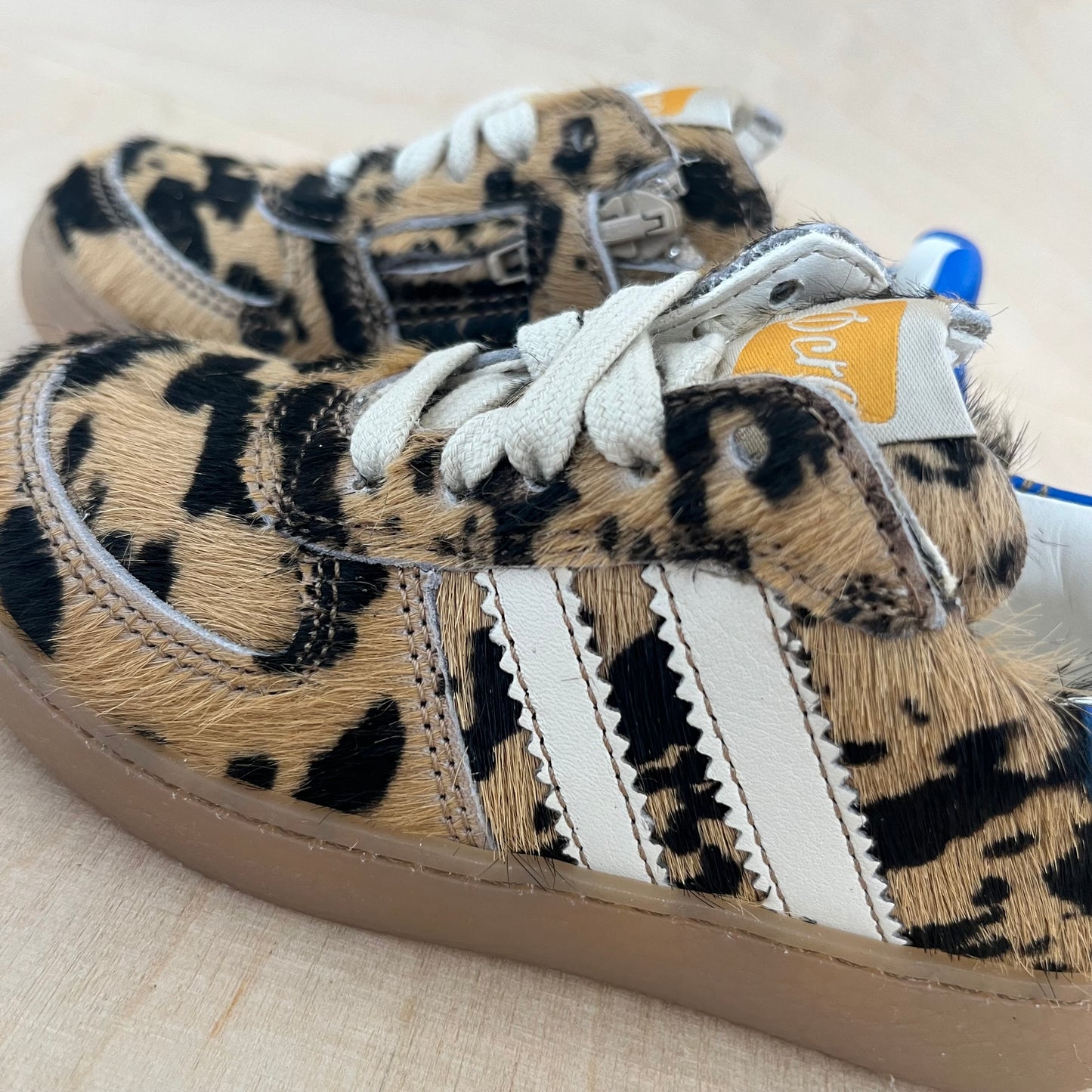 harry sneaker - cow, blue