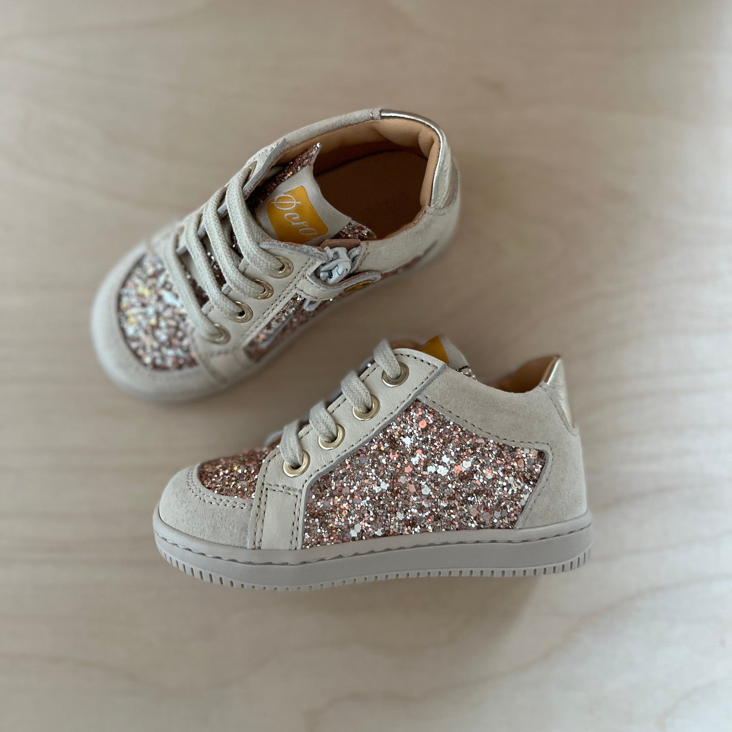 sneaker ruby - rockstar gold glitter
