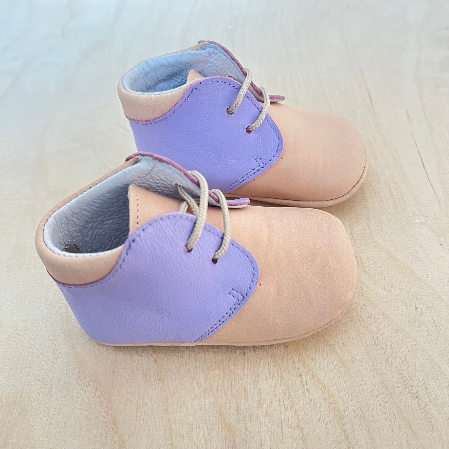 babyslofjes - nude/roze en lila