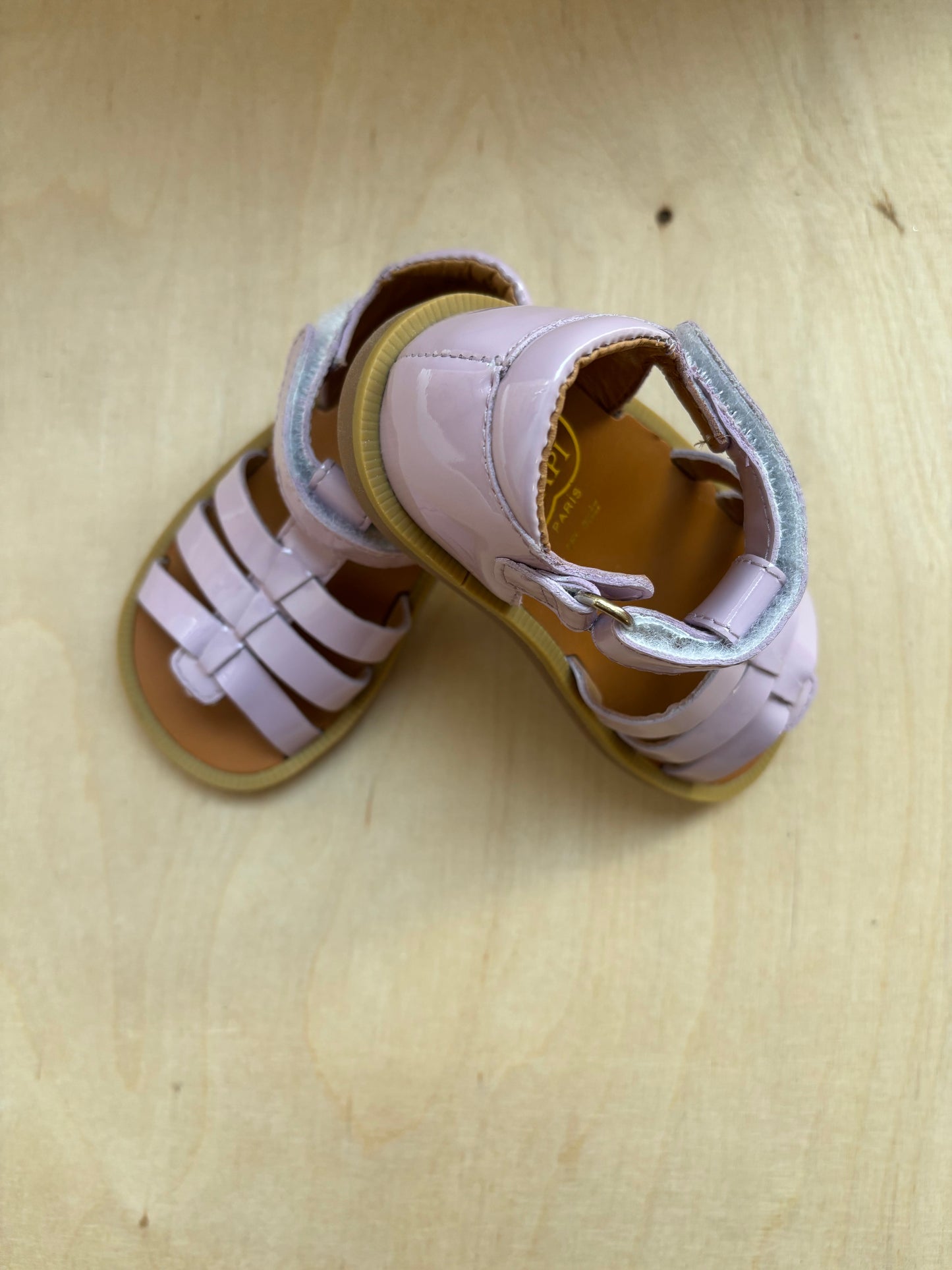 Pom d'api stapsandaal - poppy strap lila