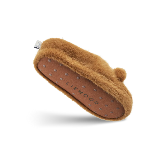 Liewood bear slipper brown