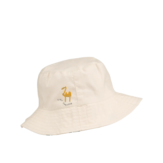 Liewood zonnehoedje reversible around the world/sandy