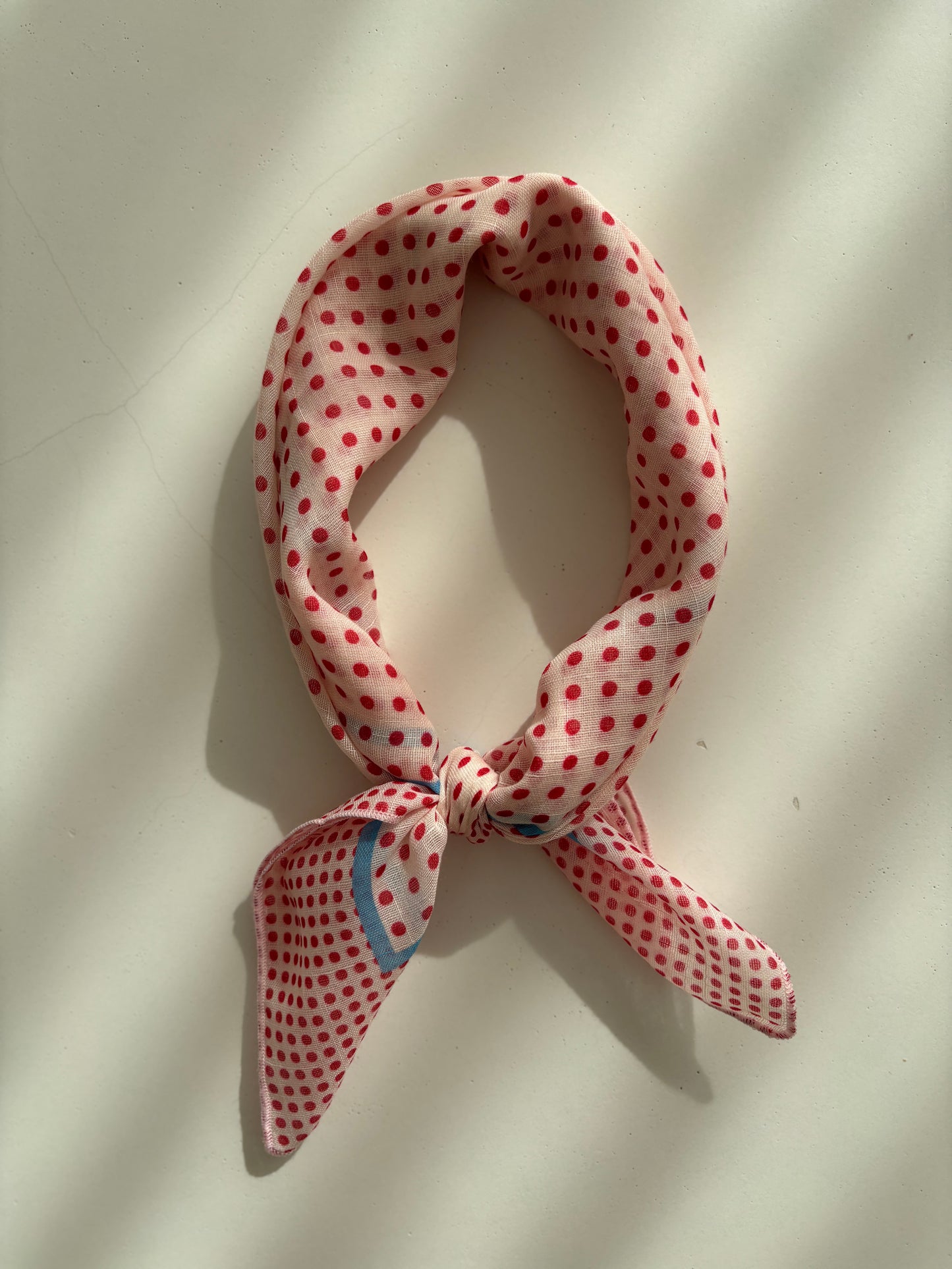 Sjaaltje polka dots rood