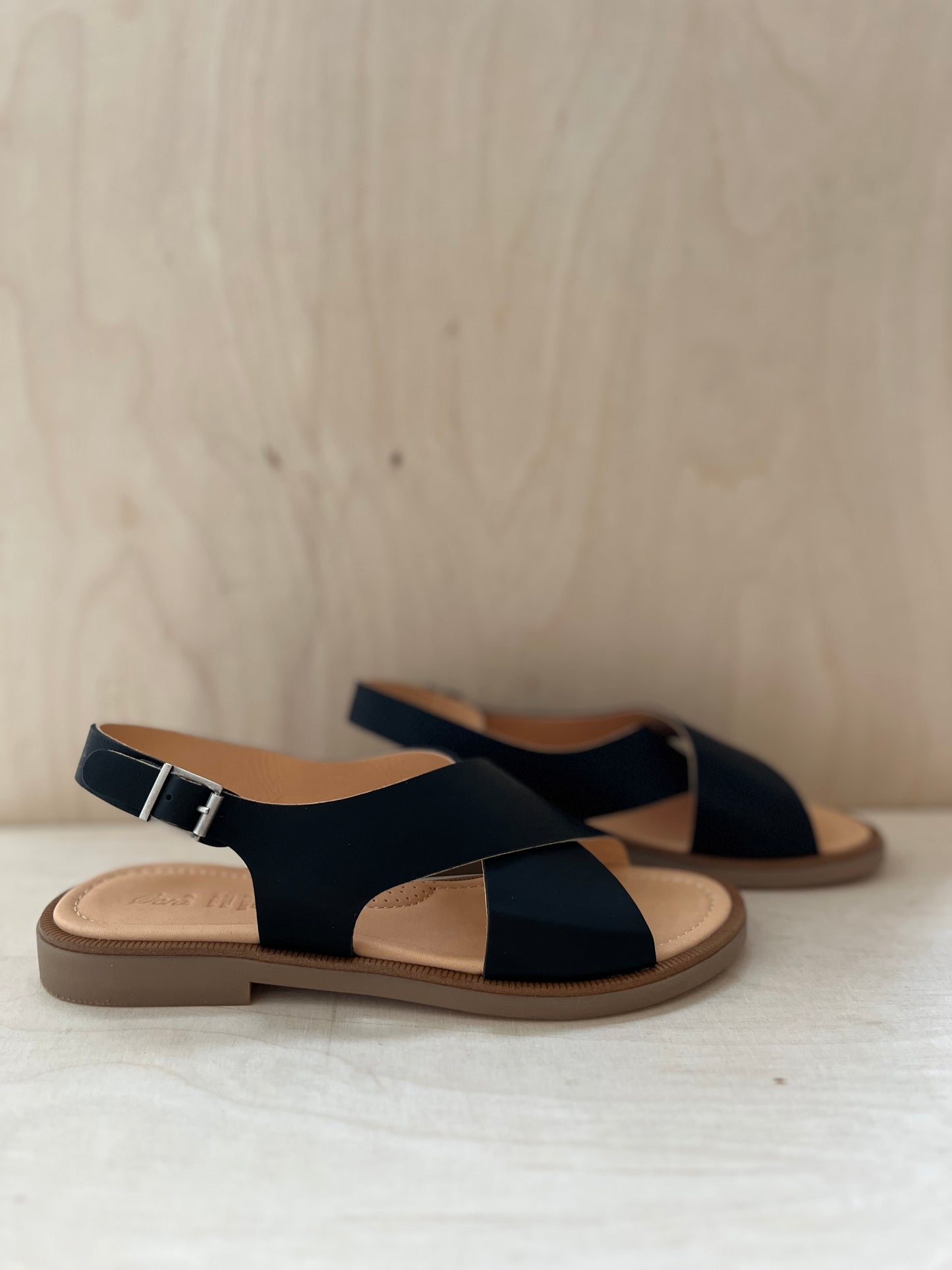 sandaal cross - nero