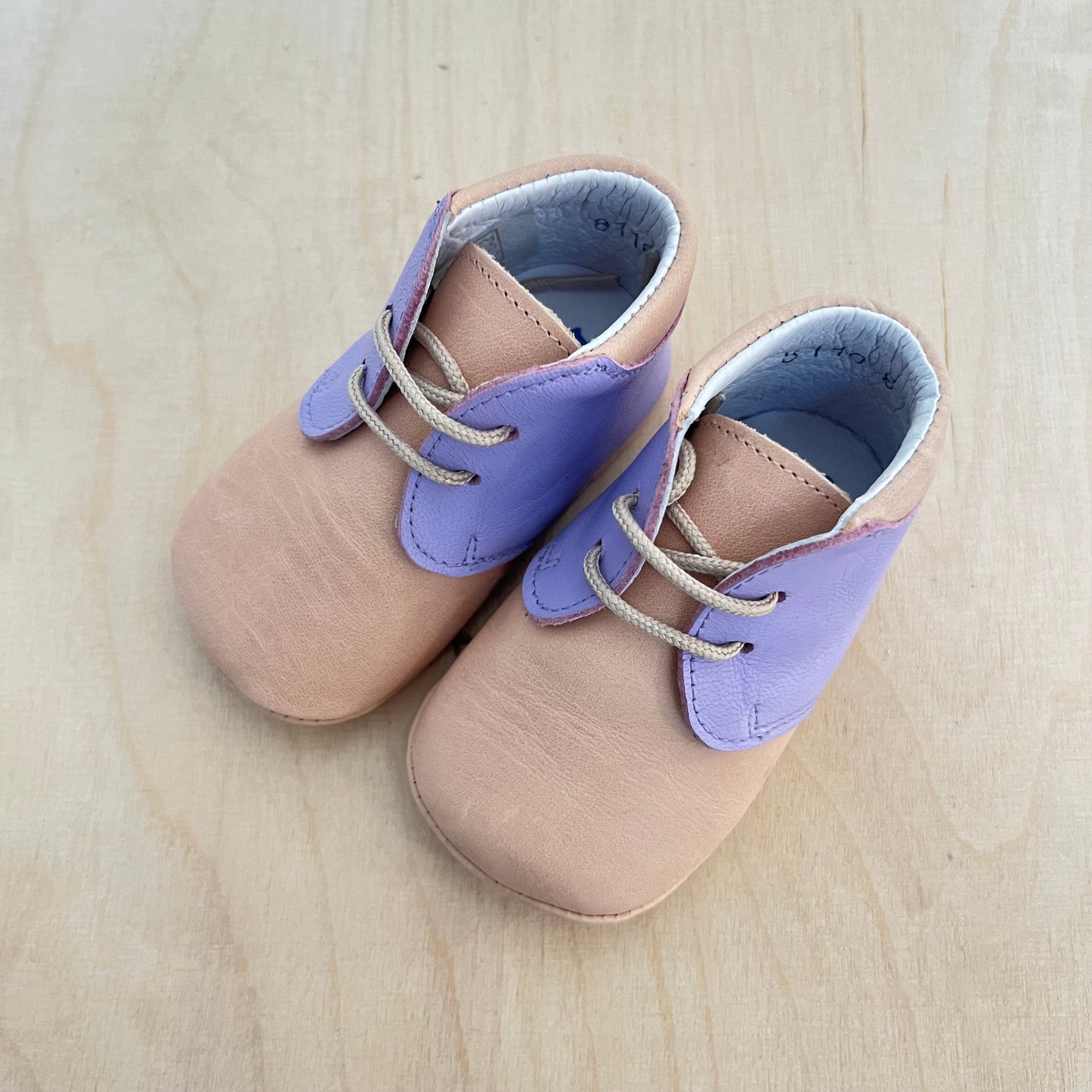 babyslofjes - nude/roze en lila