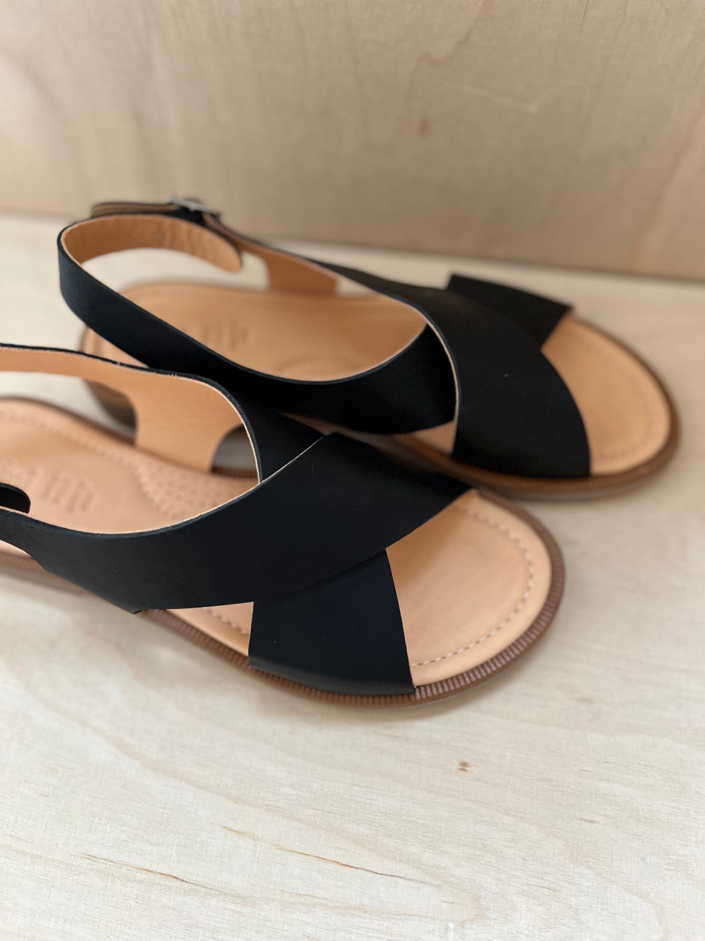 sandaal cross - nero