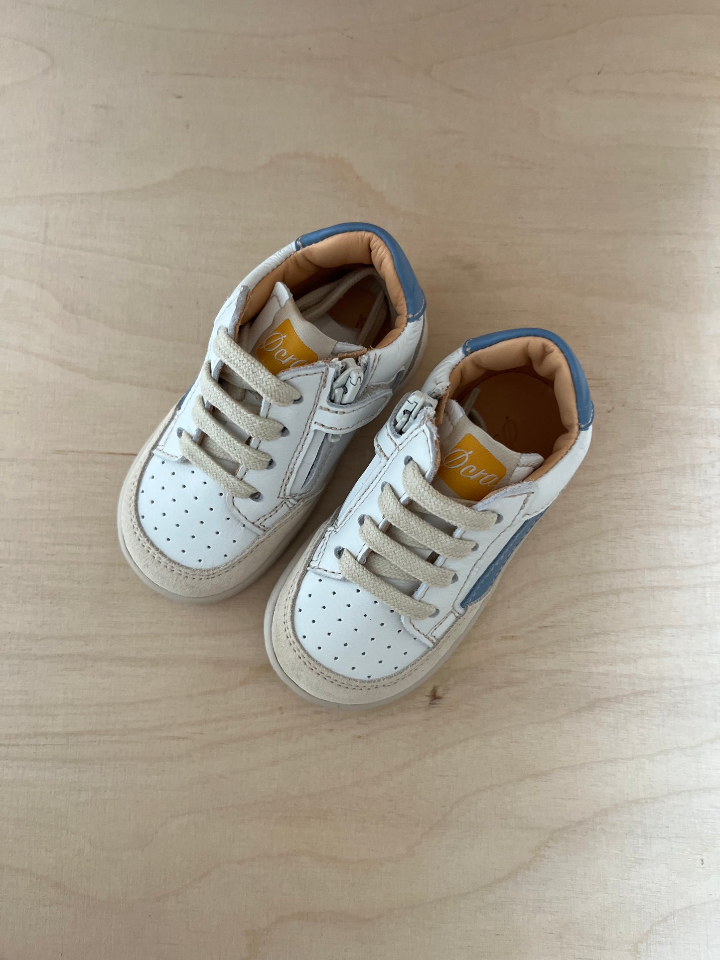 sneaker lex - wit blauw