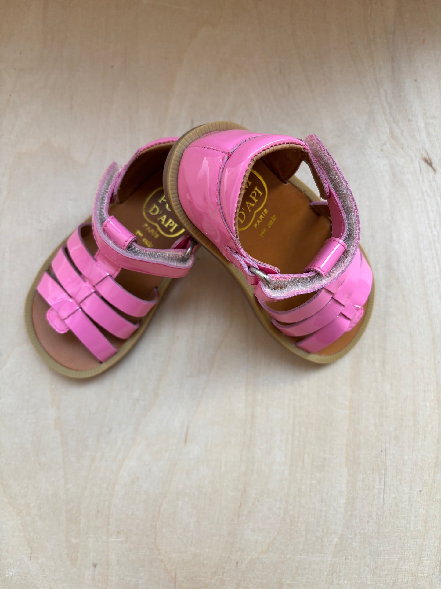 Pom d'api stapsandaal bubblegum - poppy strap