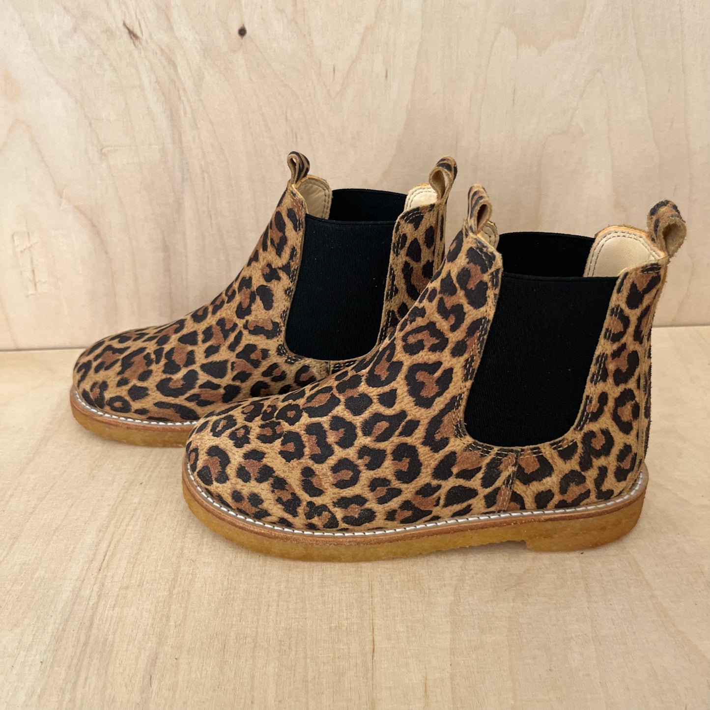 boot - beige leopard