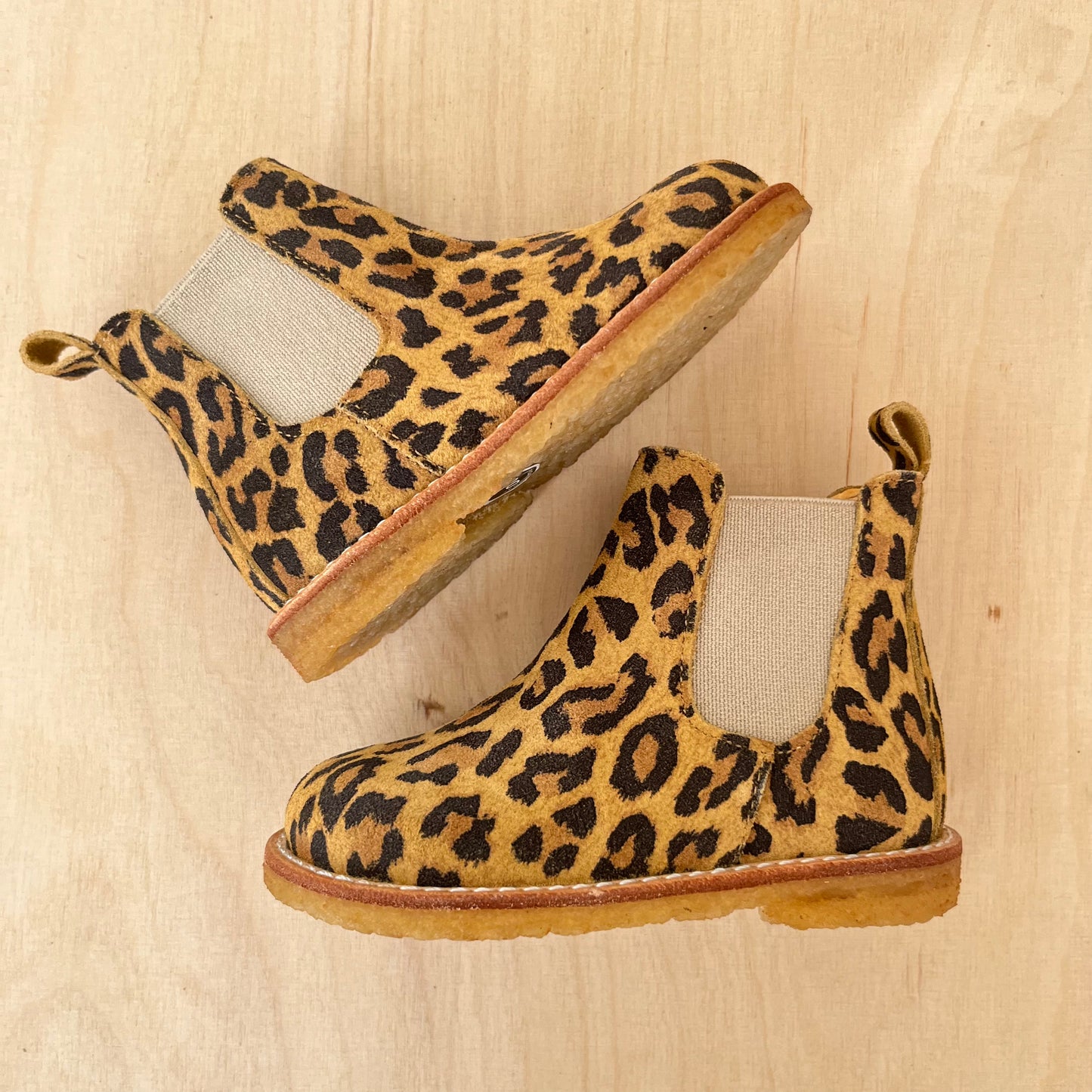 stapbottine - beige leopard