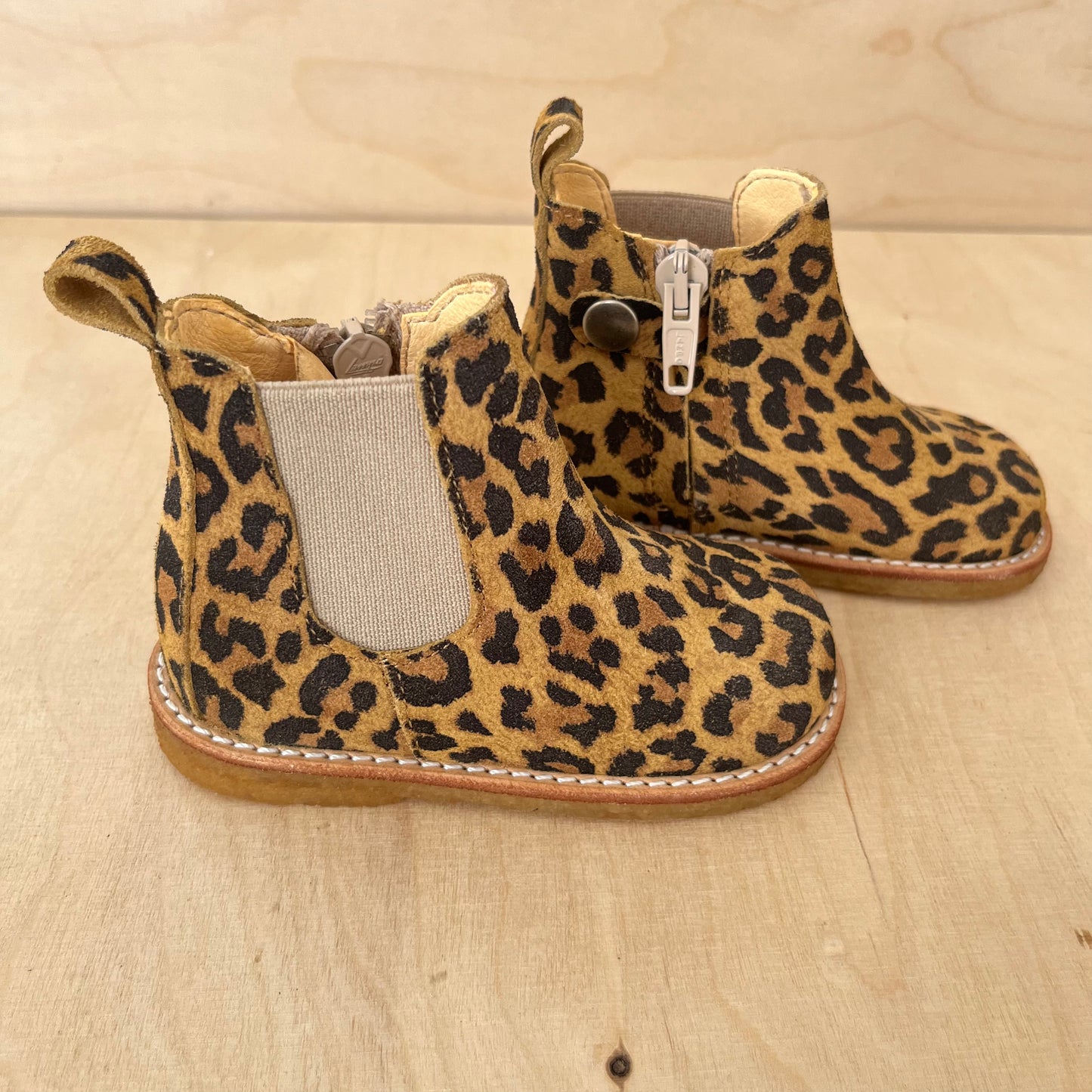 stapbottine - beige leopard