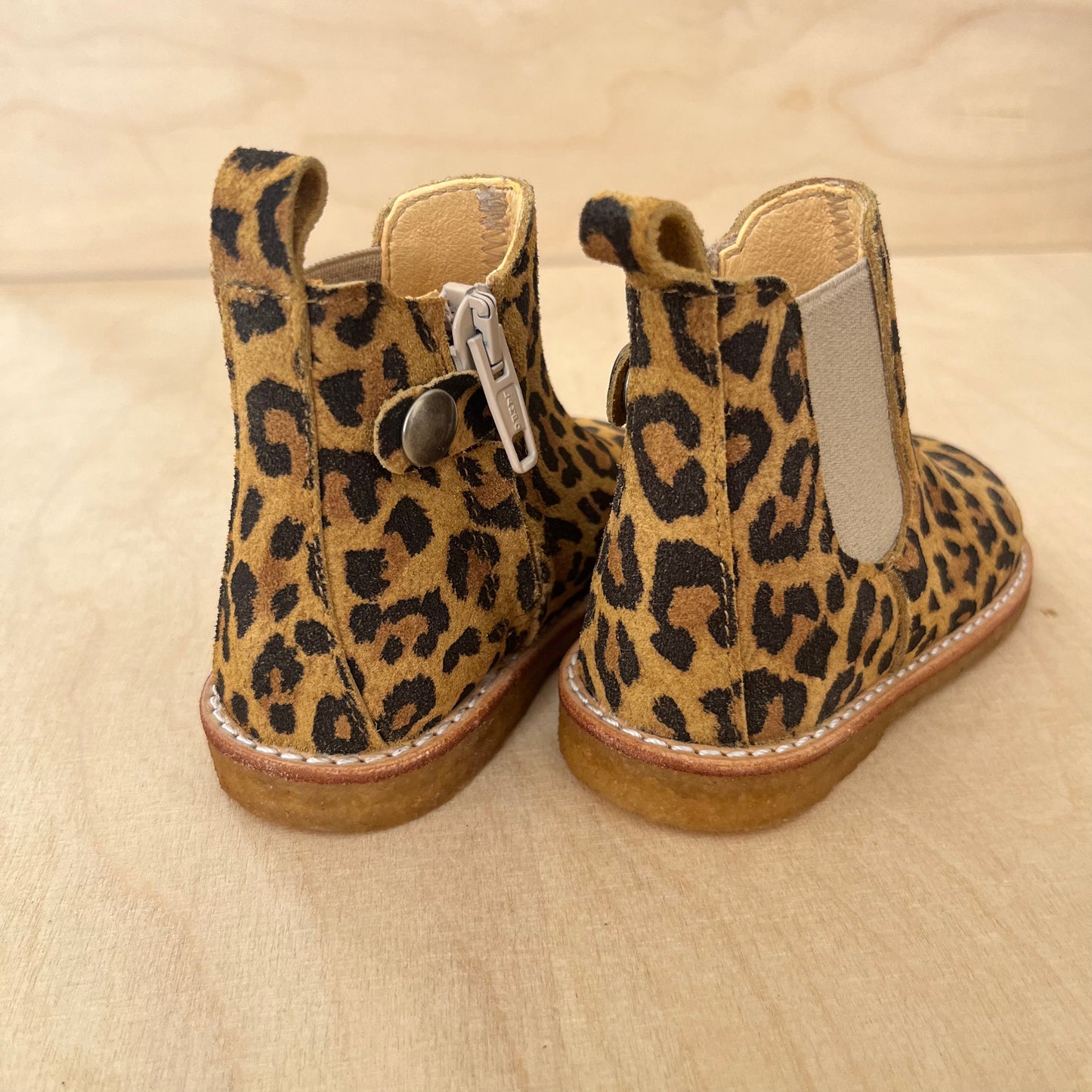 stapbottine - beige leopard