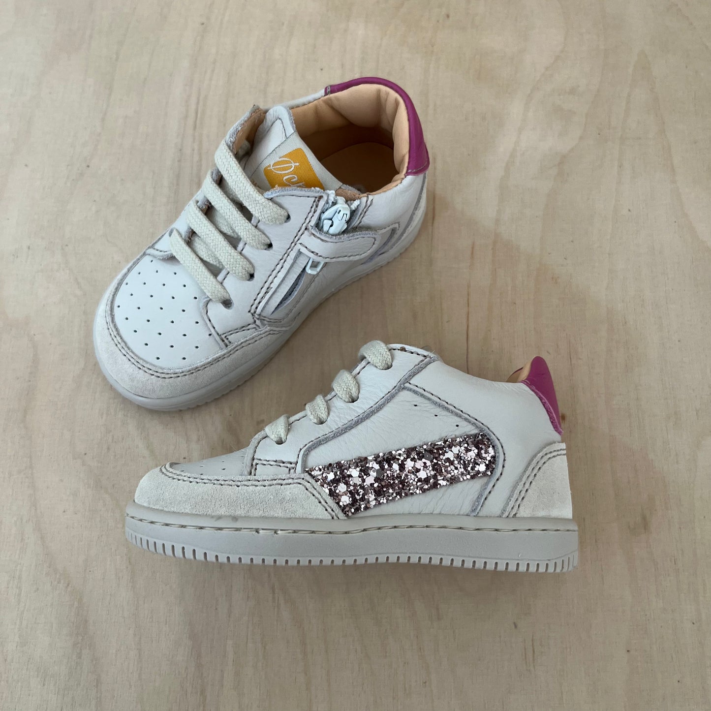 stapsneaker lex - yoghurt - stapper