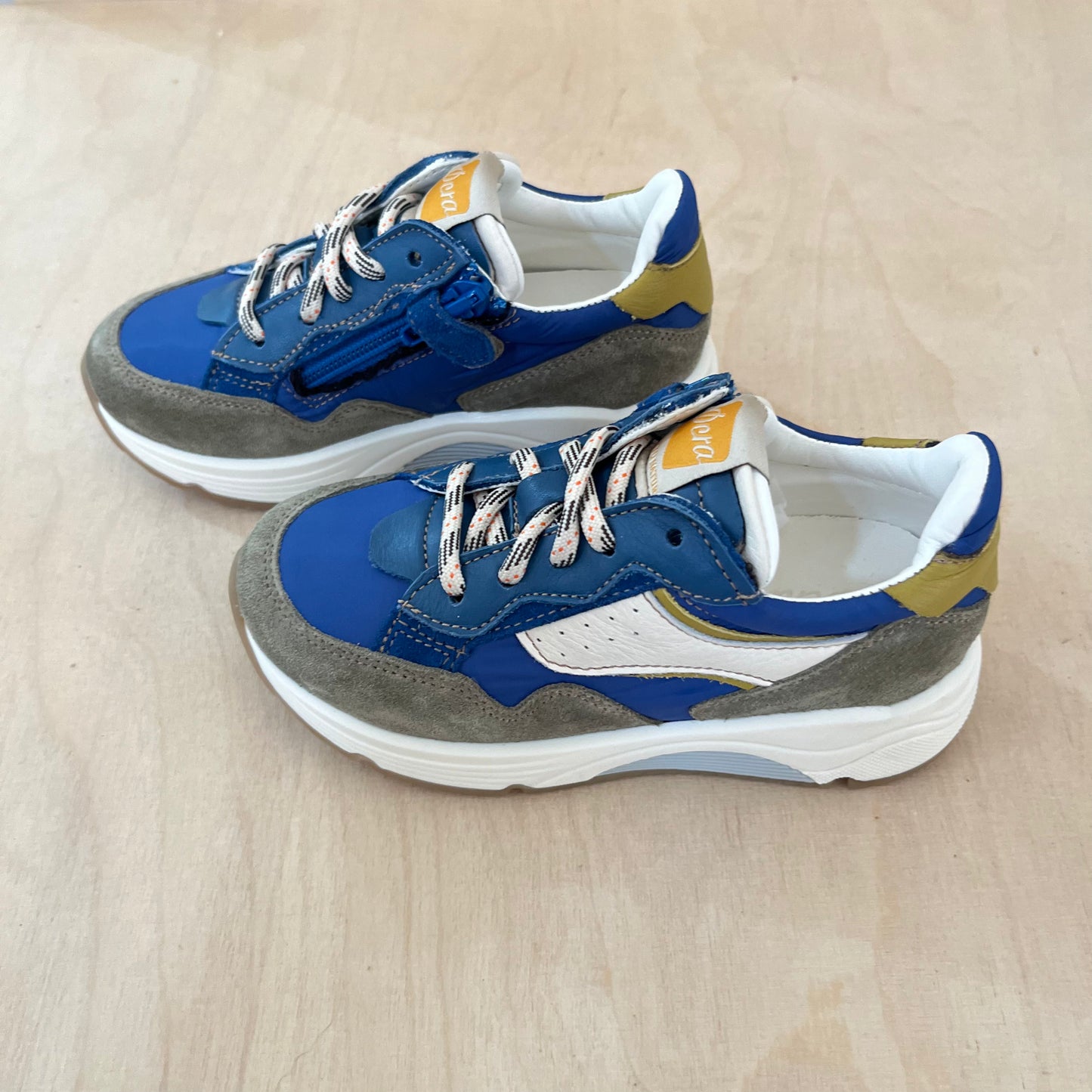 runner - kaki blue - kids
