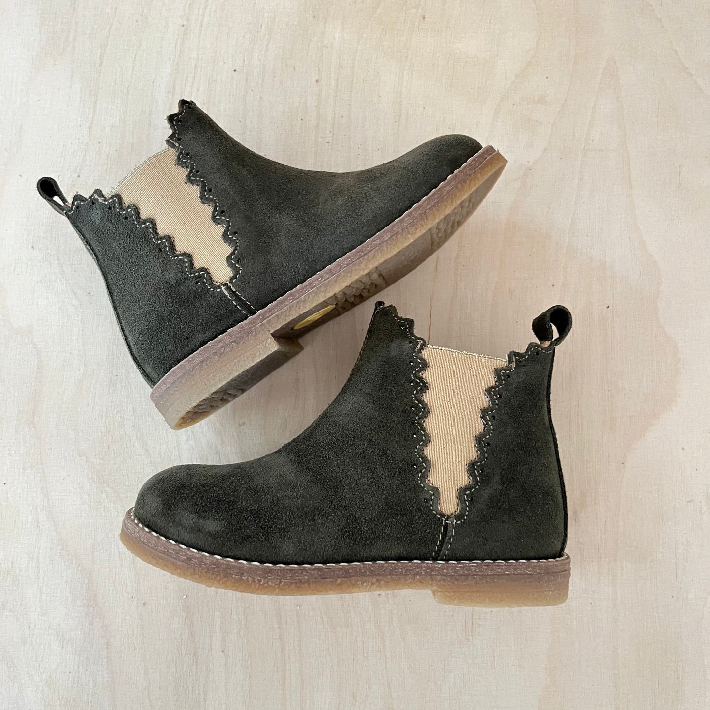 bottine lucy - kaki suede