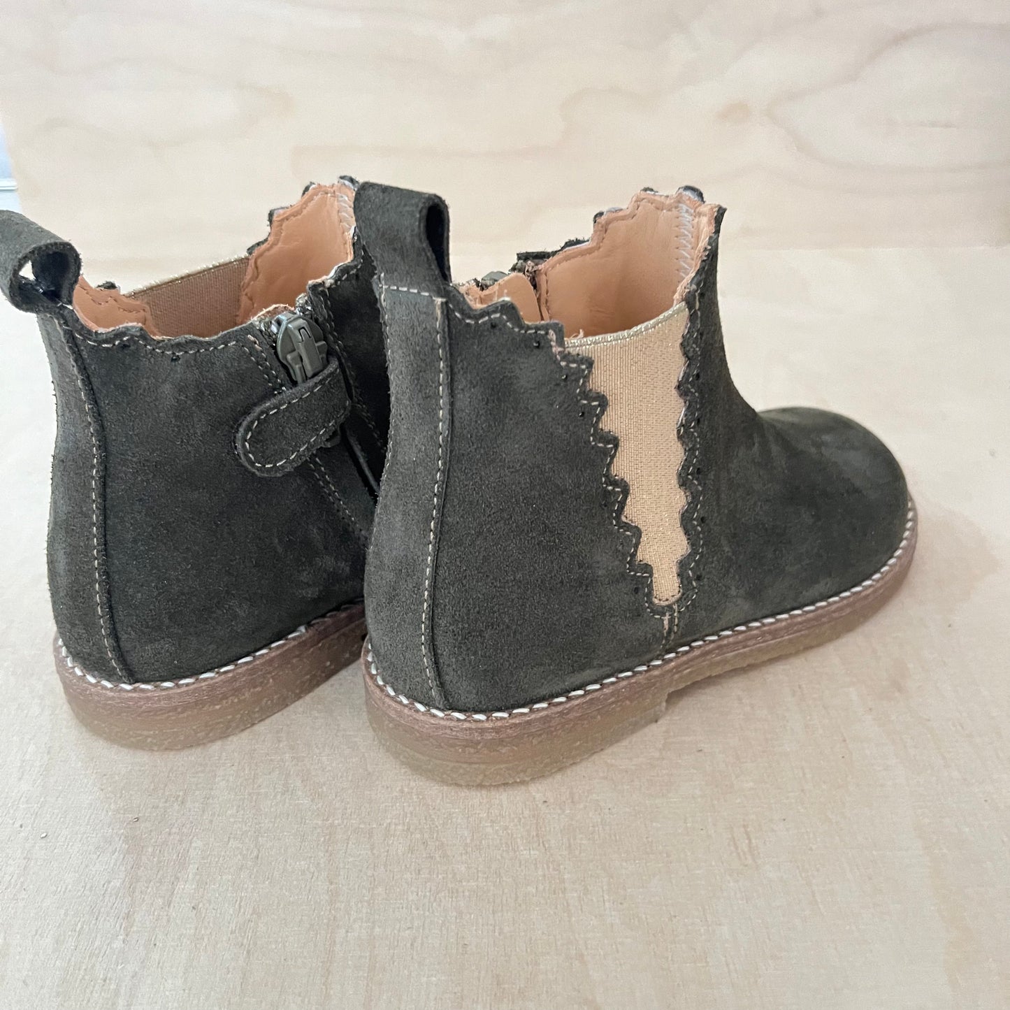 bottine lucy - kaki suede