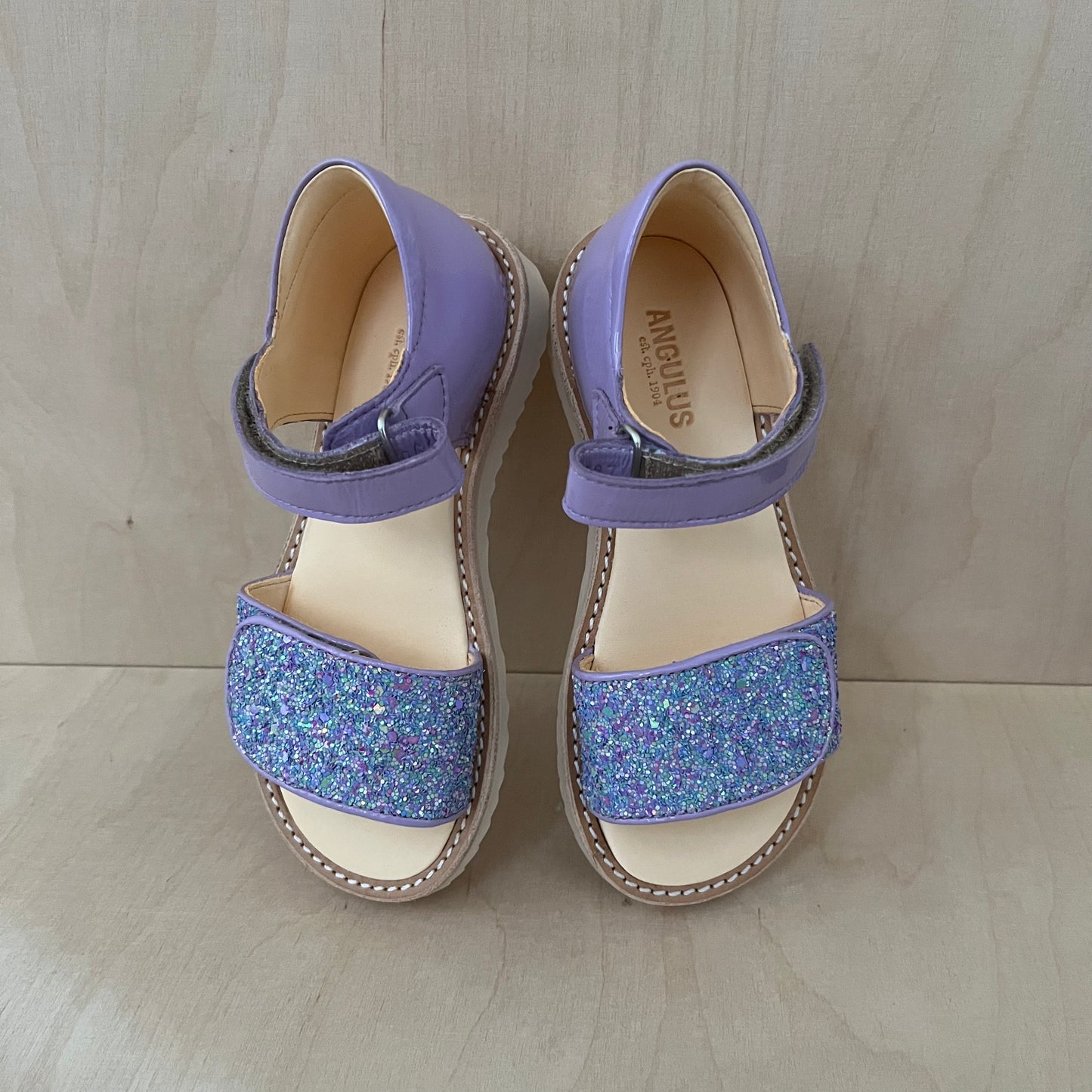 sandaal - lilac confetti glitter