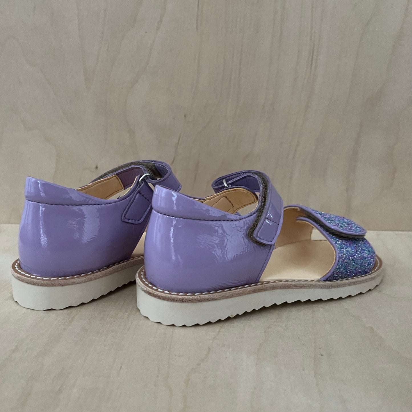 sandaal - lilac confetti glitter