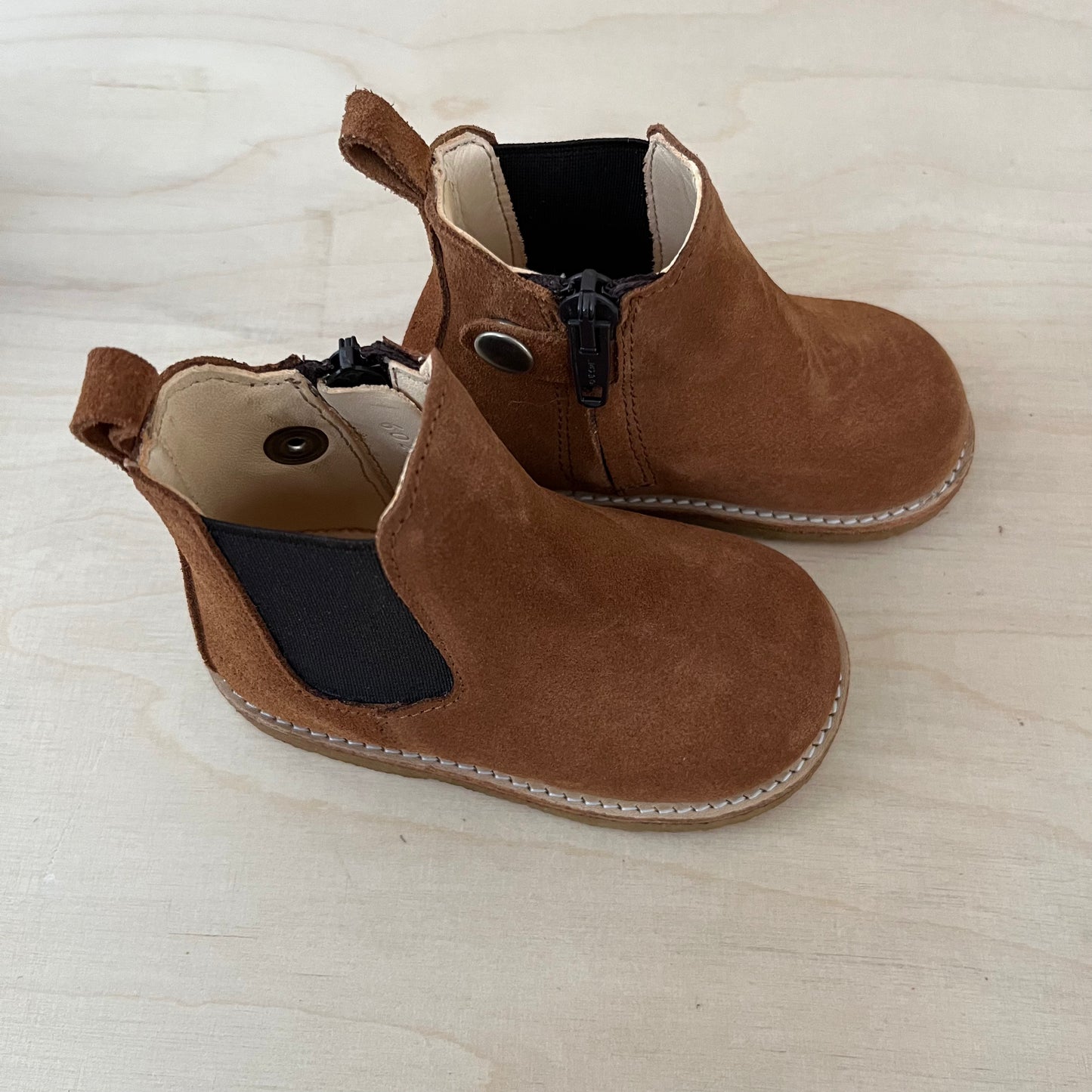 ANGULUS - stapbottine - suede brown