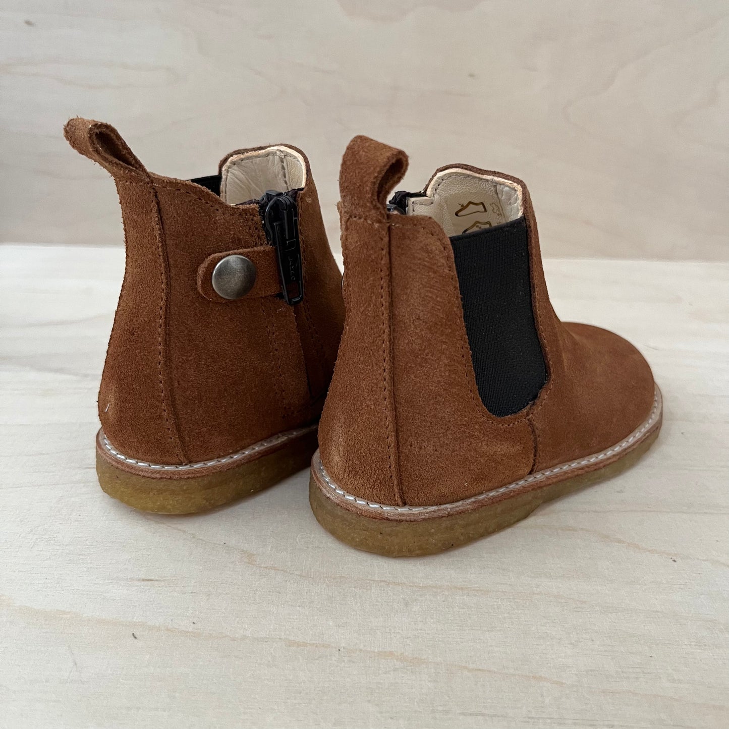 ANGULUS - stapbottine - suede brown