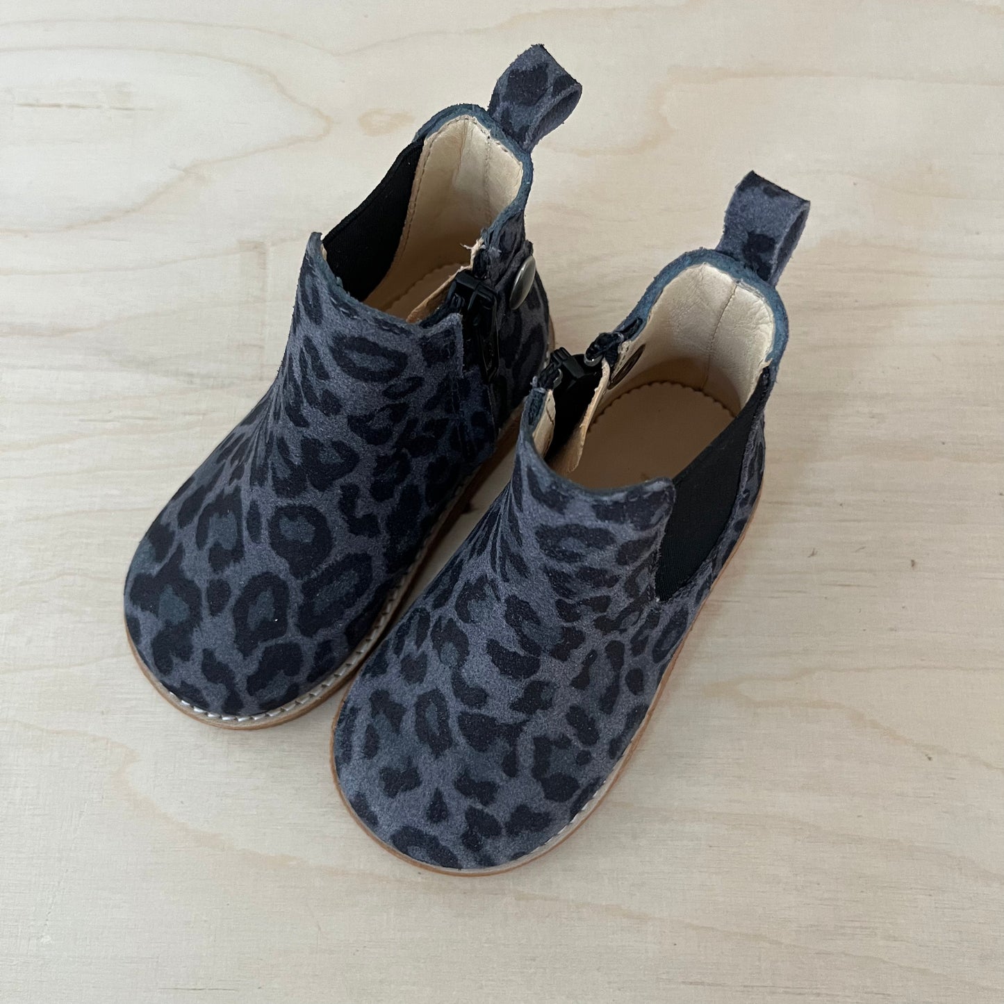 ANGULUS - stapbottine - suede leder - grey leopard