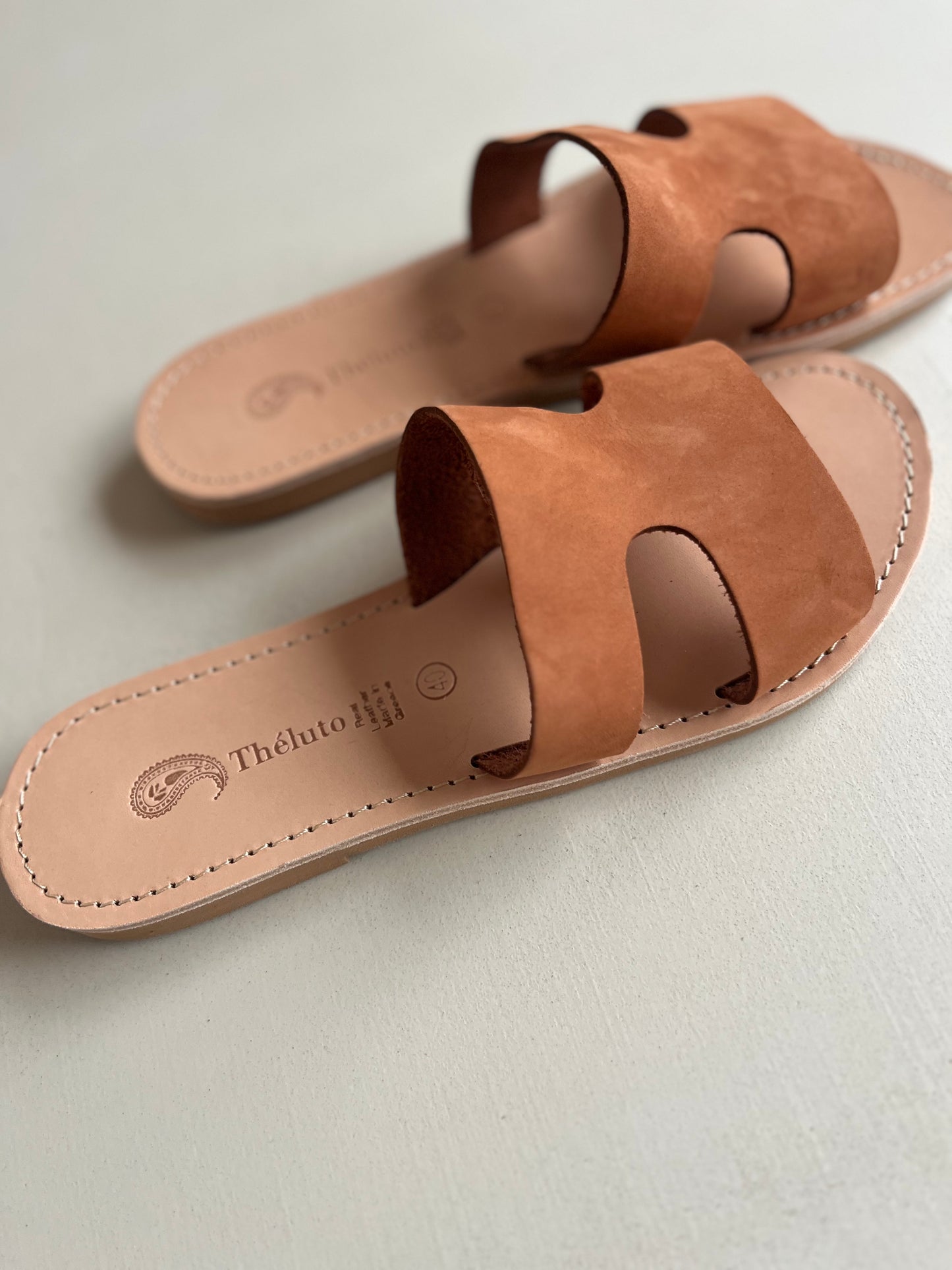 sophie slipper - nubuck camel